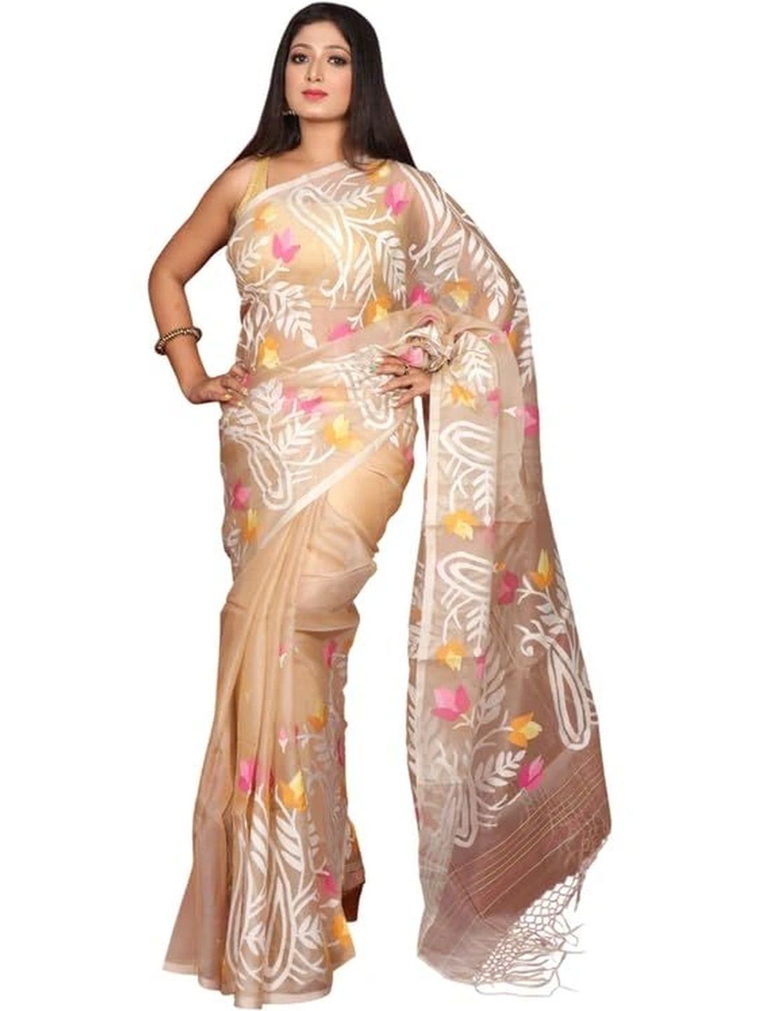 BENGAL LOOMS INDIA Pure Silk Saree-image-40