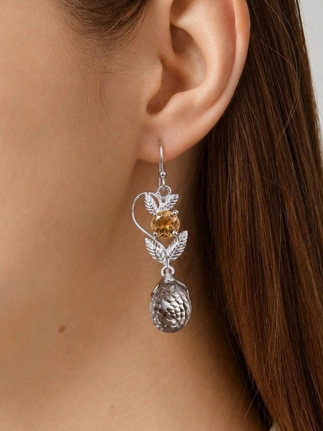 FUSIONARI Teardrop Shaped Drop Earrings-image-20