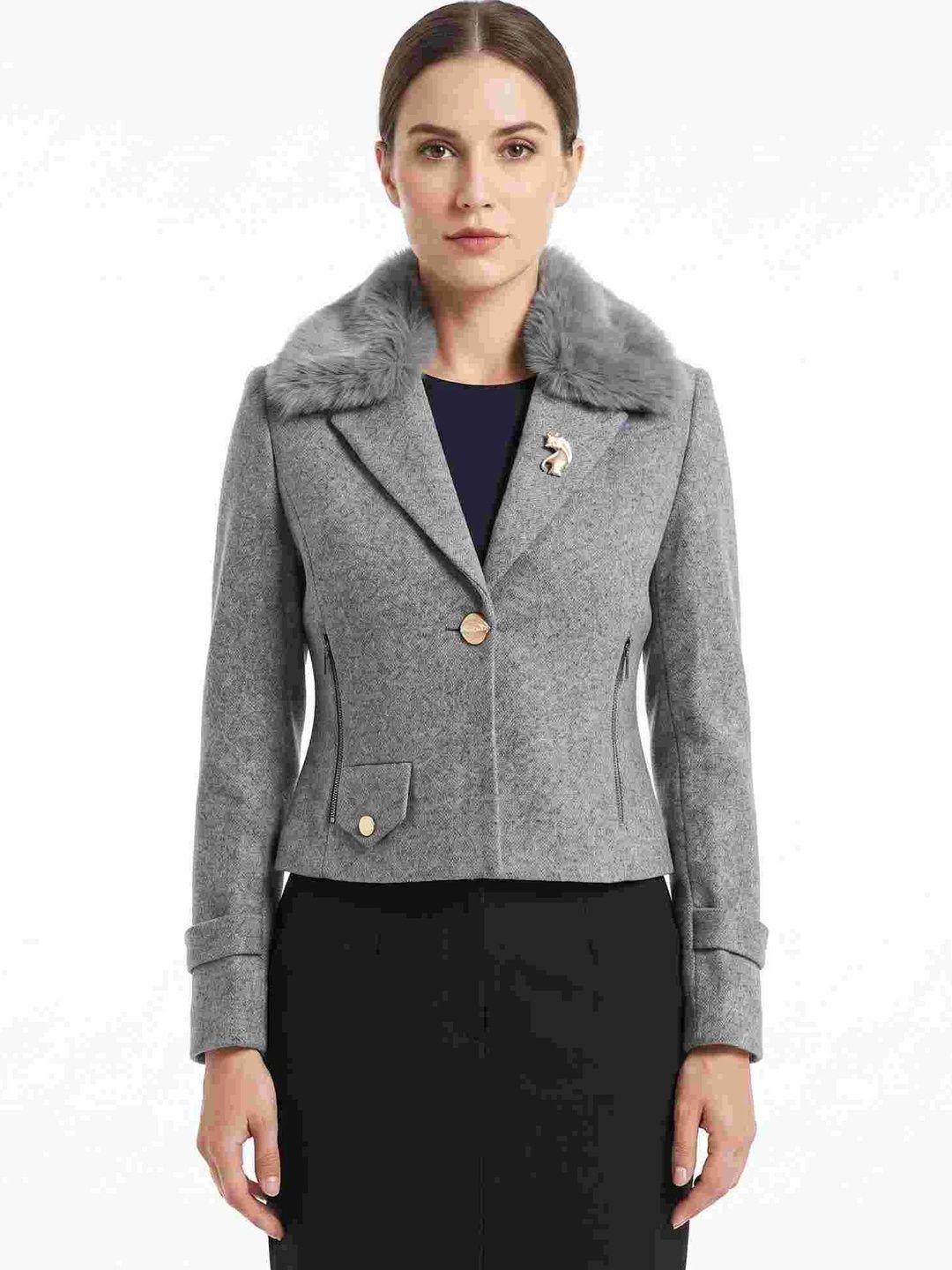 LuvyDuvy Notched Lapel Single-Breasted Party Blazers-picture-57