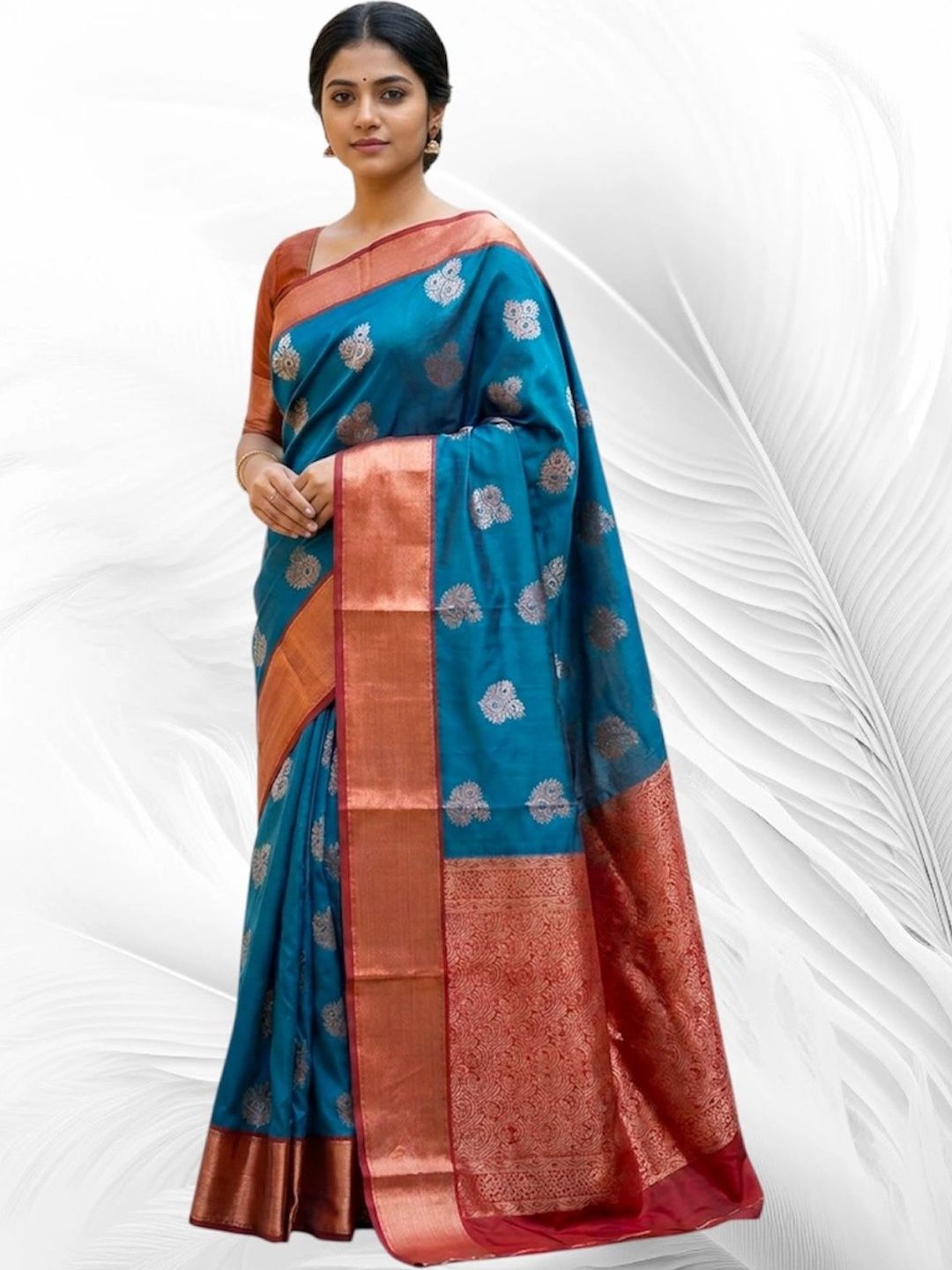 Aalinganam Zari Pure Silk Uppada Saree-picture-37