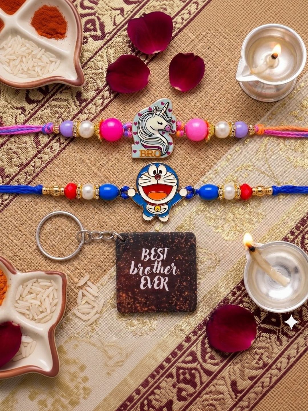 Tiny Shiny Thread Rakhi-picture-38