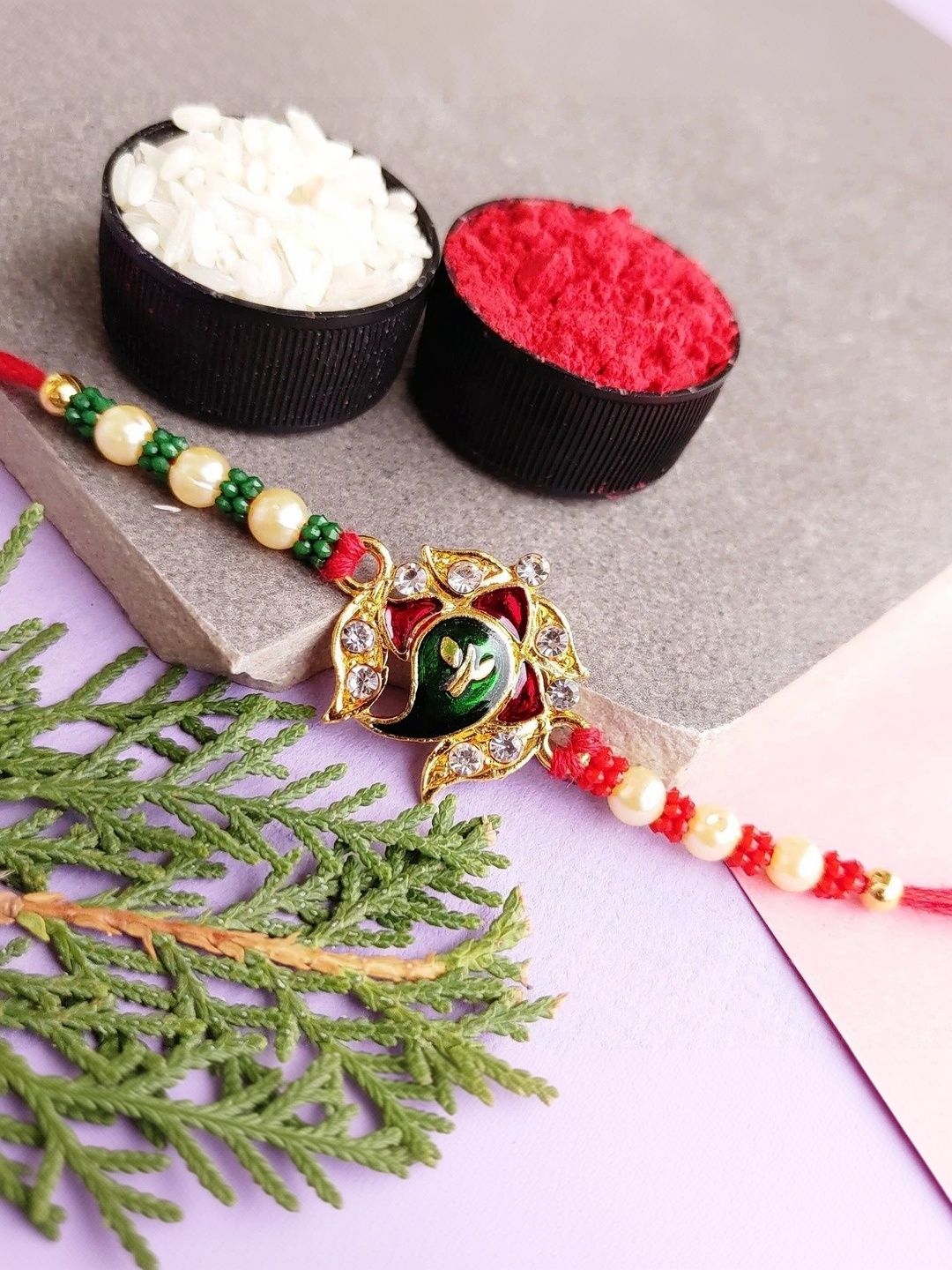 Sangria Thread Rakhi-picture-26