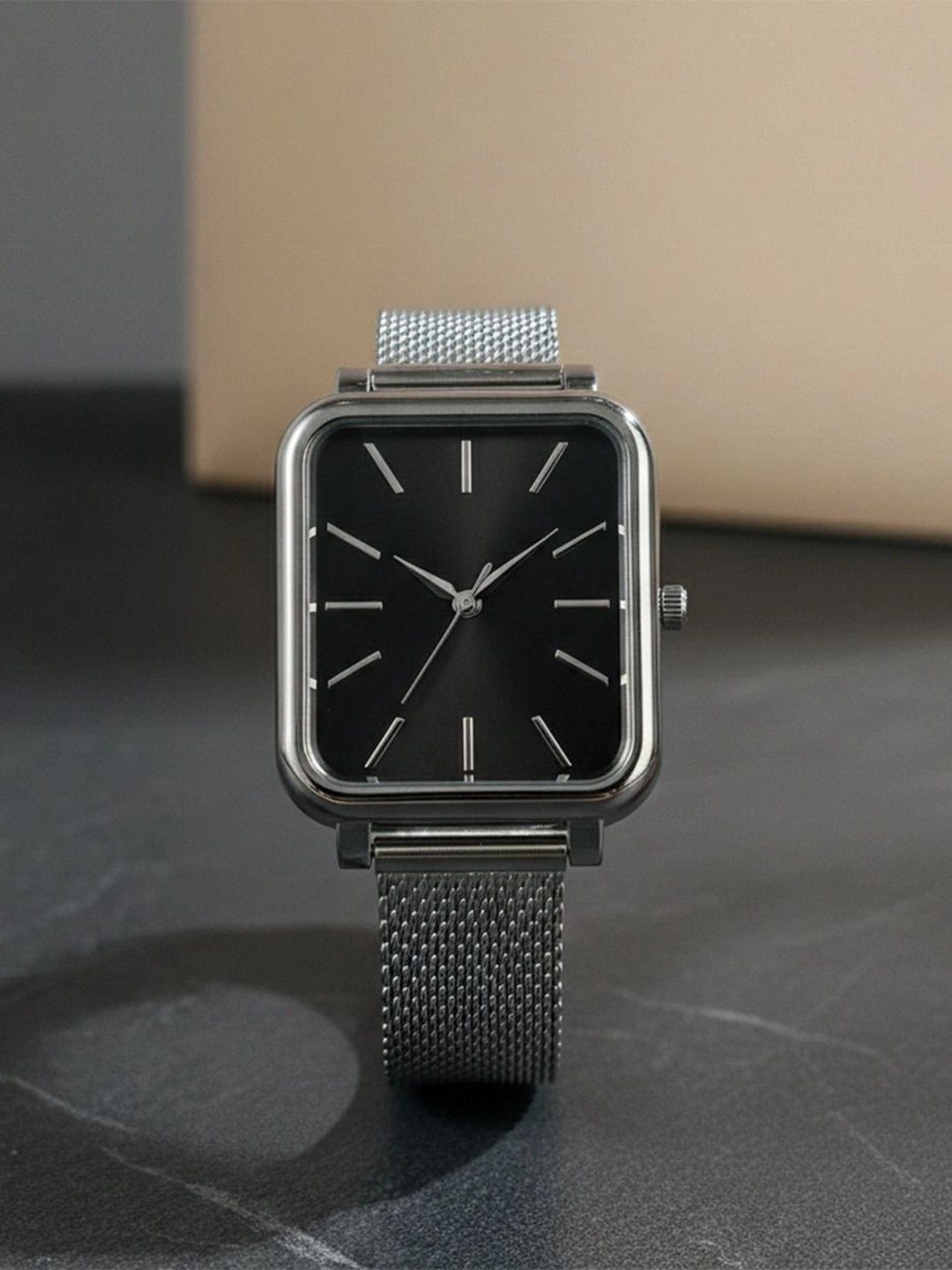 TREX Women Brass Dial & Stainless Steel Bracelet Style Straps Analogue Watch NSW_08_BLACK-SILVER-picture-33
