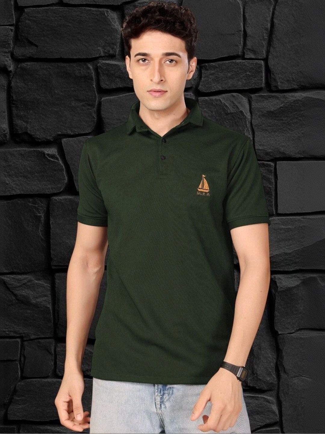 GLORI STAR Men Polo Collar T-shirt-picture-21