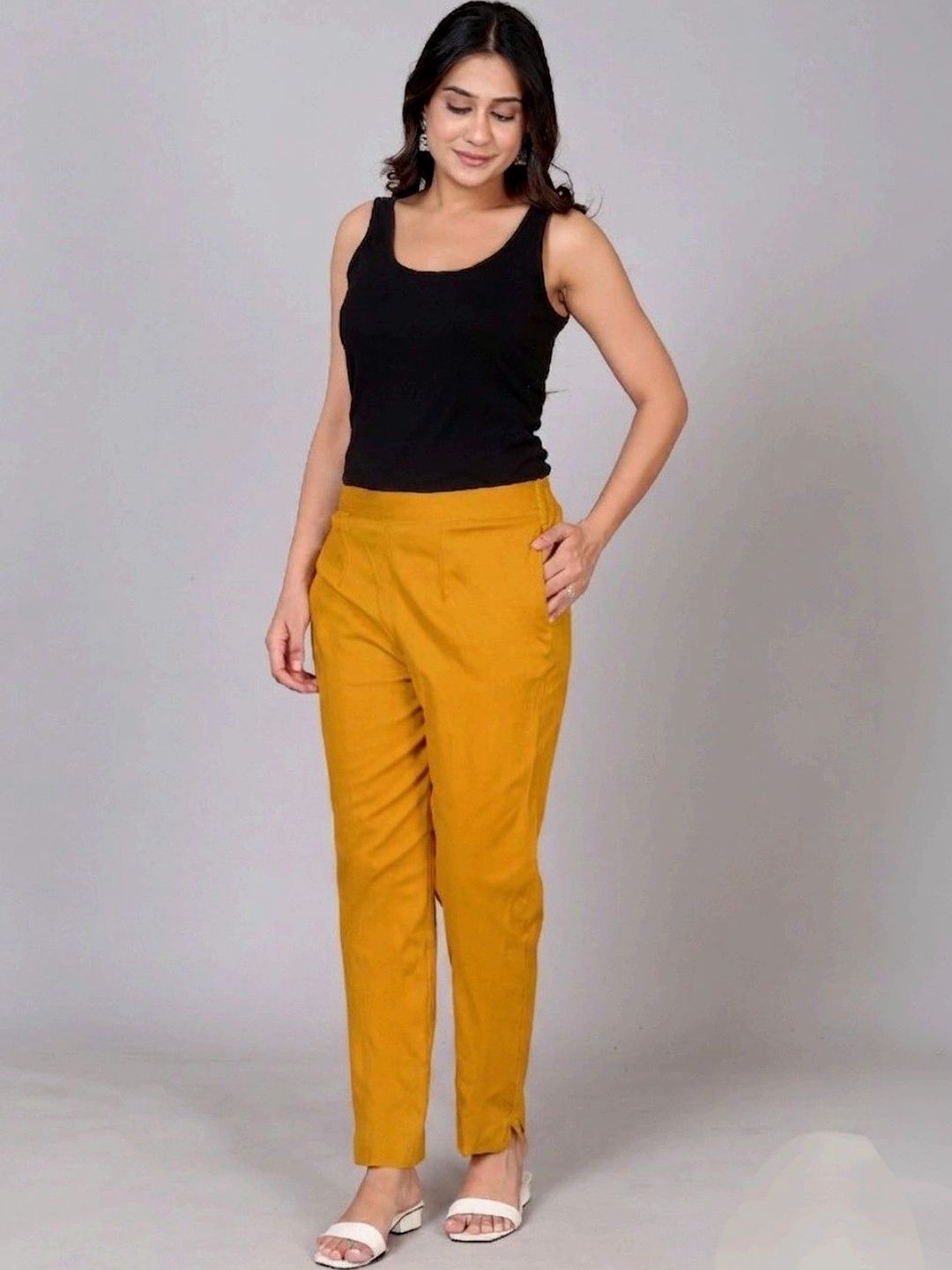 RIVNIX Women Smart High-Rise Trousers-picture-31