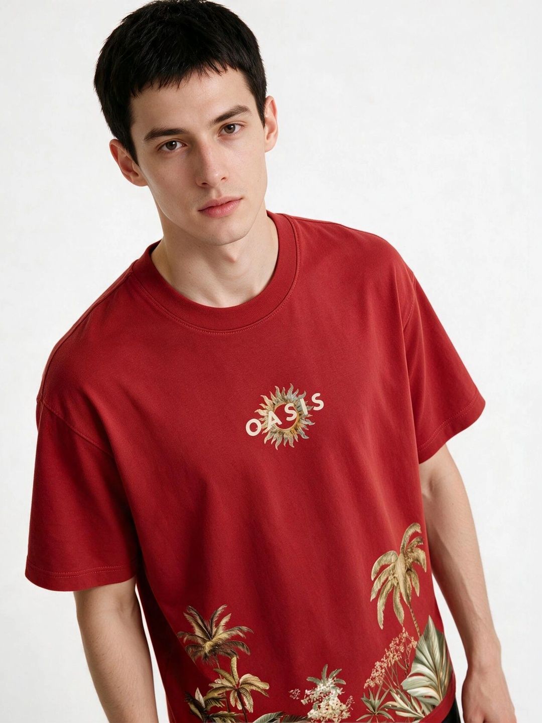 TeeSlix Men Typography Printed Tropical T-shirt-image-41