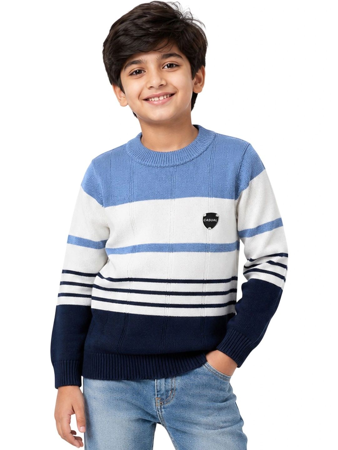 YK Boys Striped Pullover-image-20
