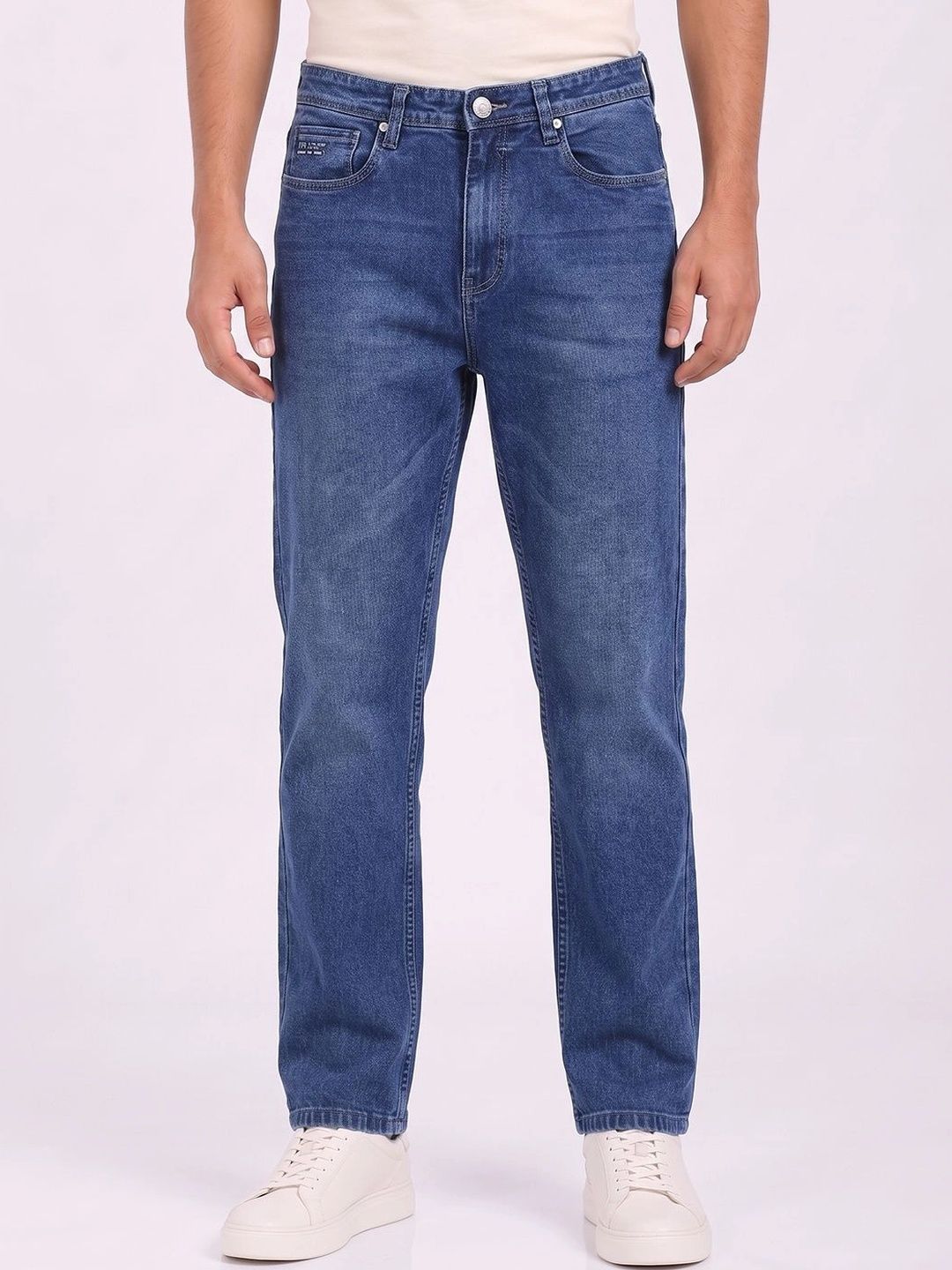 THUNDER JEANS Men Straight Fit Mid-Rise Stretchable Jeans-picture-23