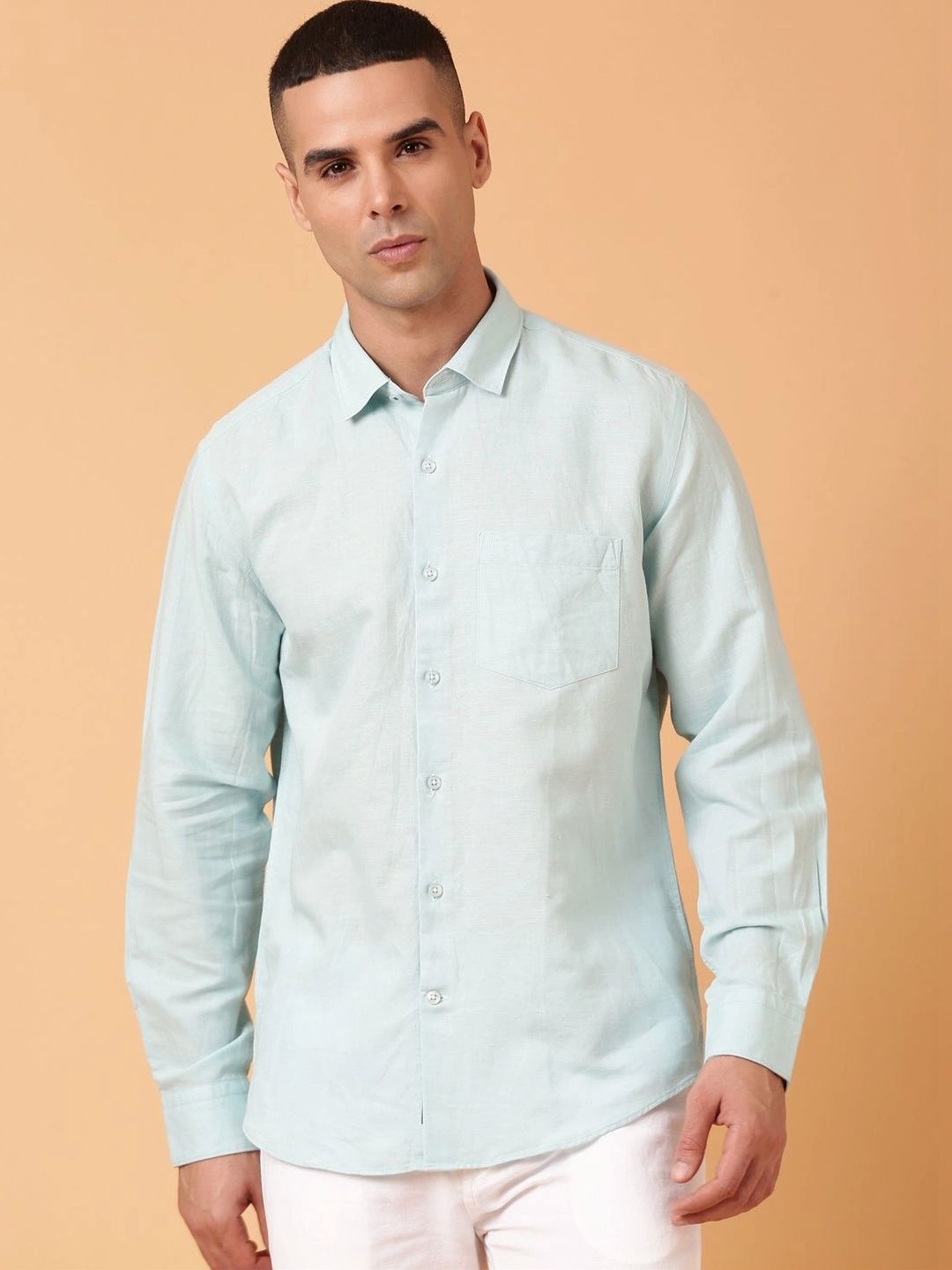 Linen Club Men Contemporary Casual Shirt-image-44