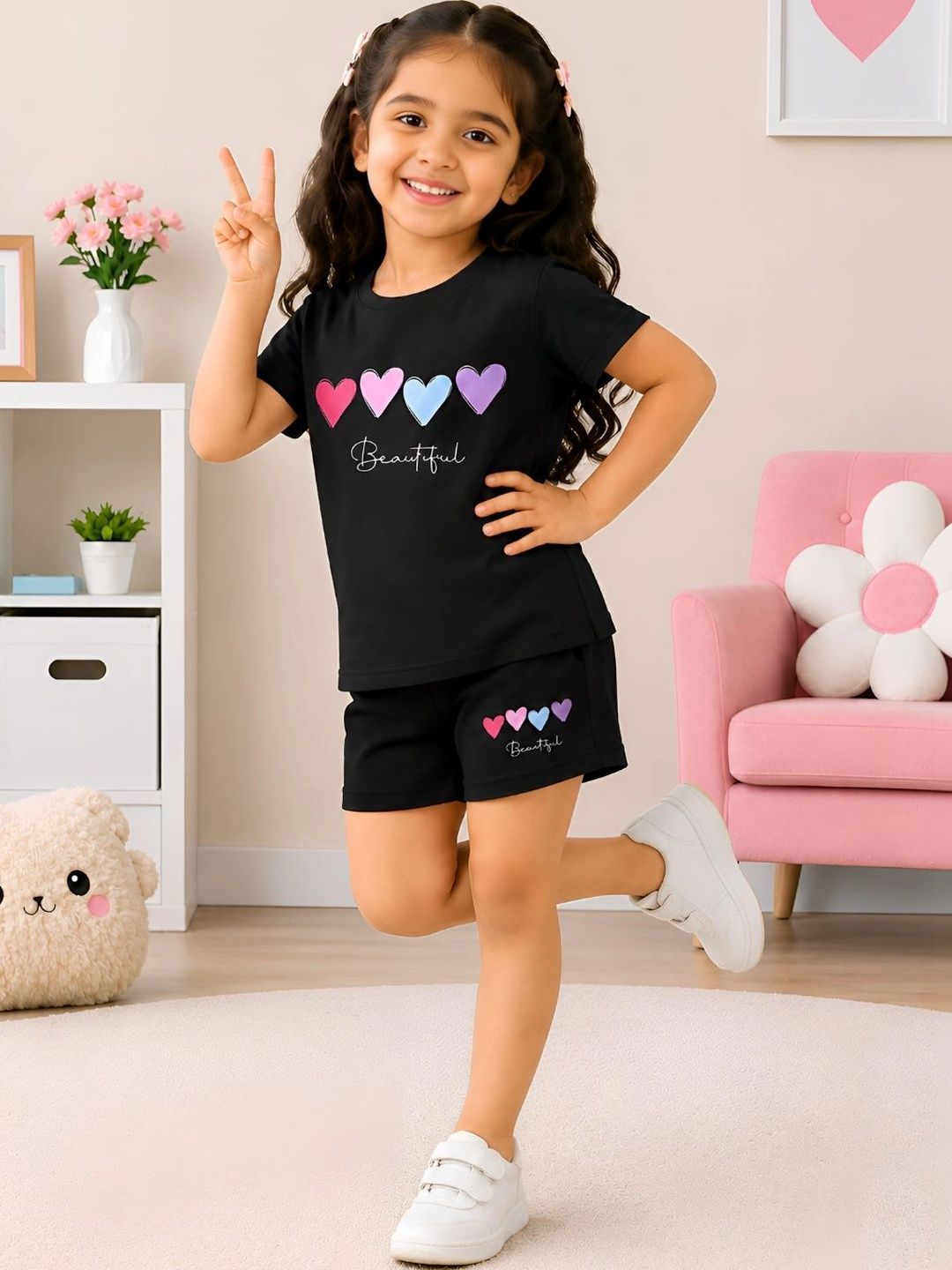 VP TEXX Boys Printed T-shirt with Shorts-picture-58