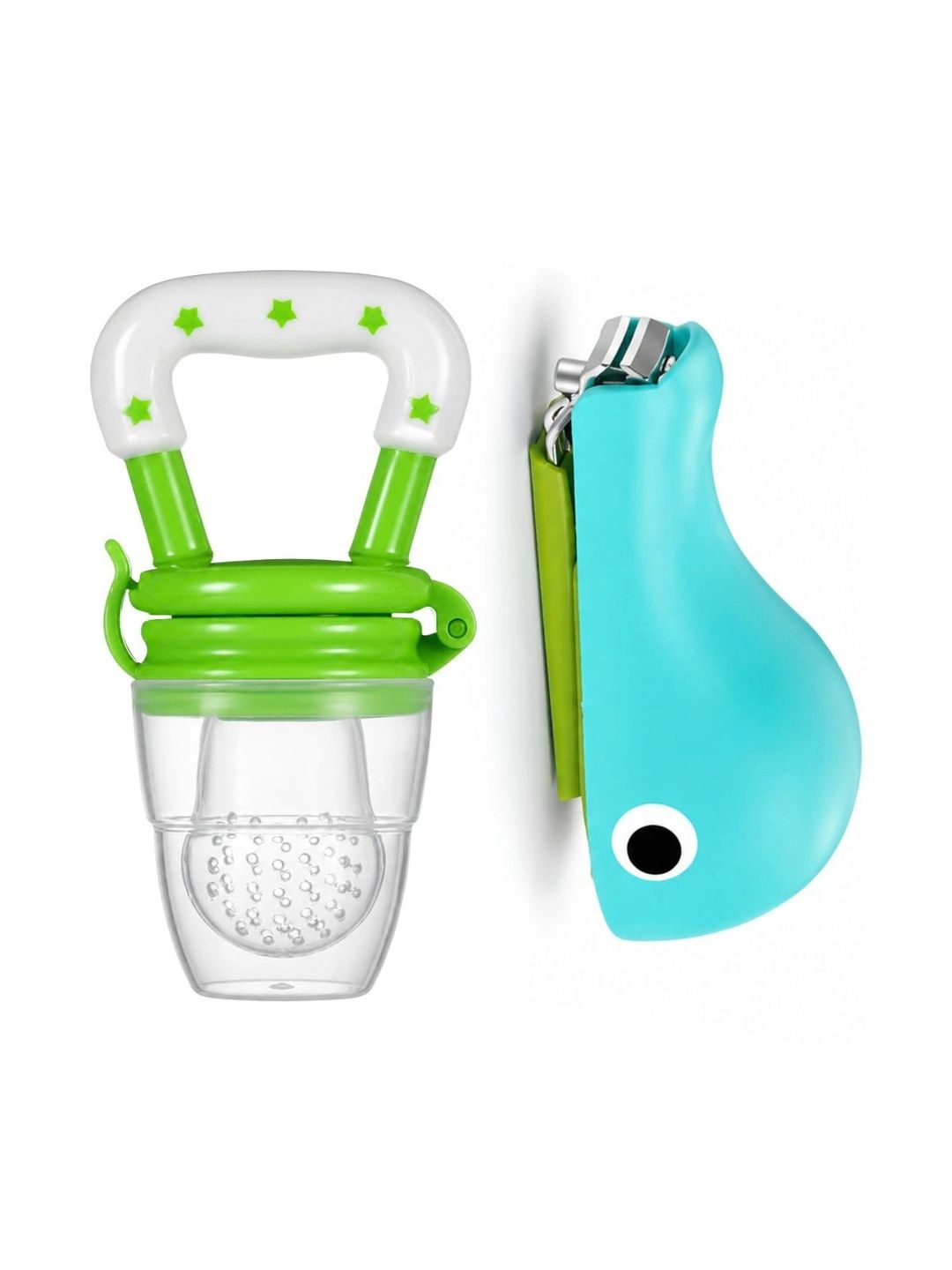 Crescent Set of 2 Baby Fruit Food Feeder Nibbler, Nail Cutter Combo-picture-58