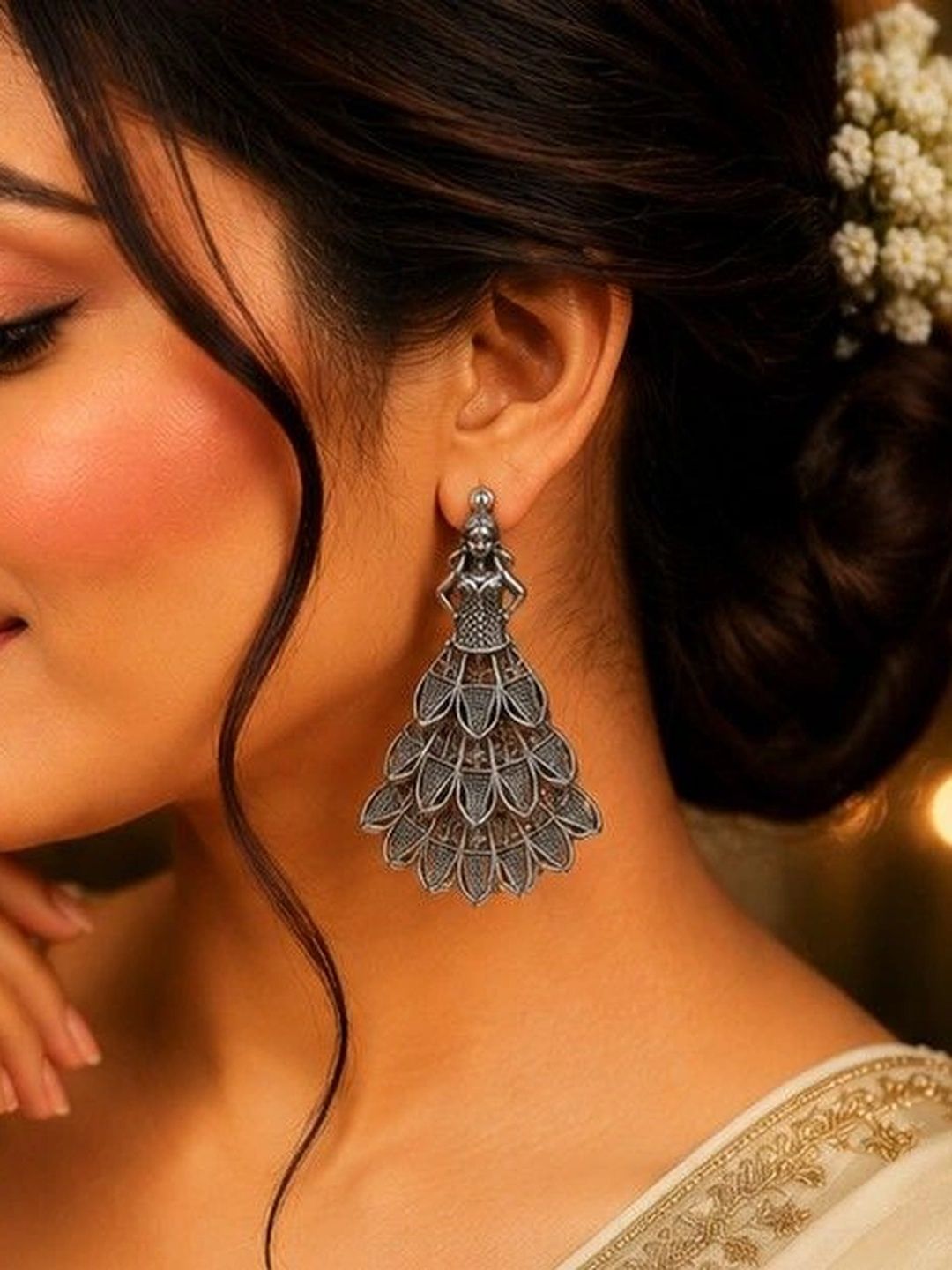 ZALESTI Paisley Shaped Drop Earrings-picture-15