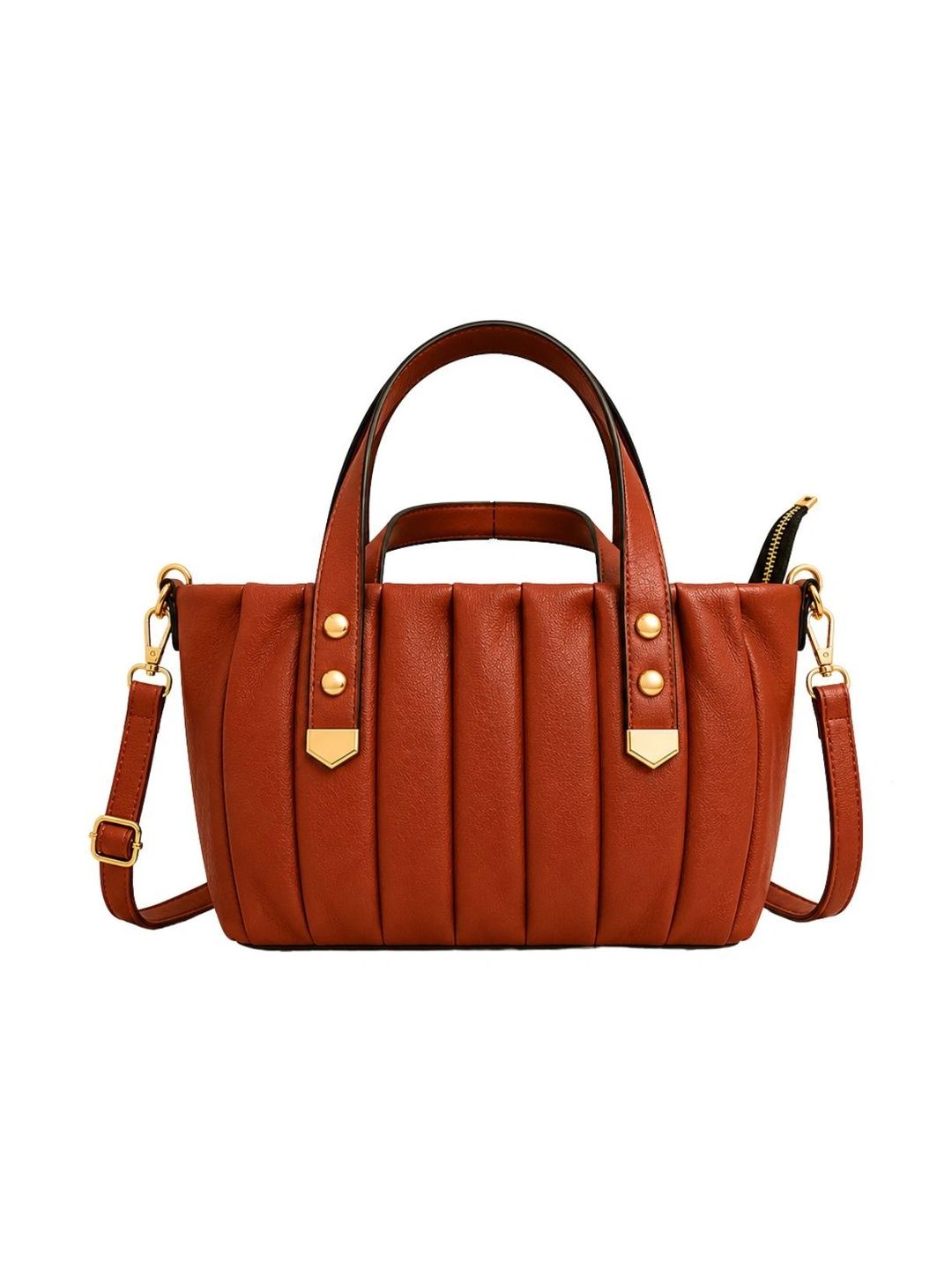 TURBOMAX Textured PU Handheld Bag with Quilted-picture-48