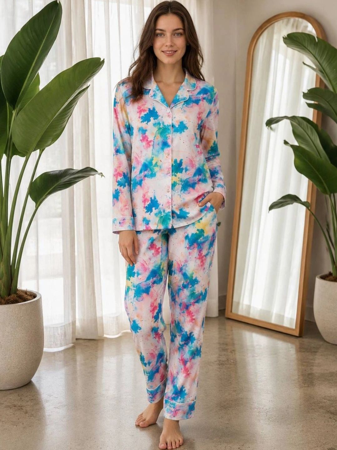 DressBerry Women Printed Night suit-picture-53