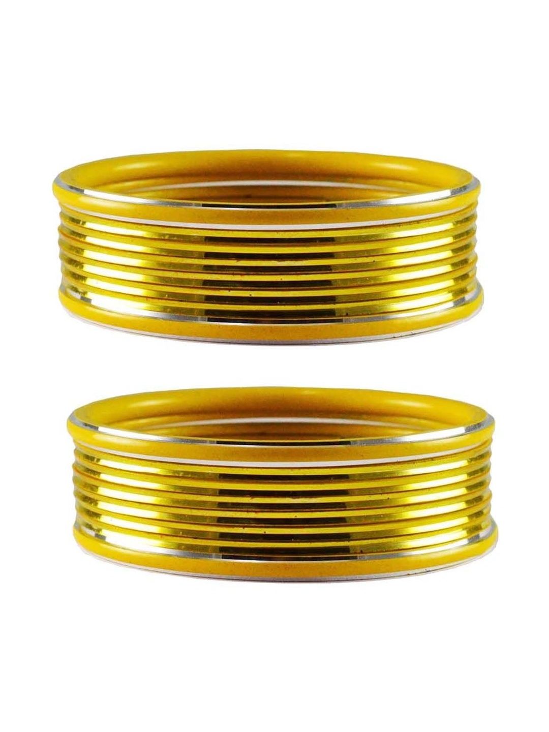 MAYA FASHION Set Of 16 Women Plain Metal Bangles Set-image-31