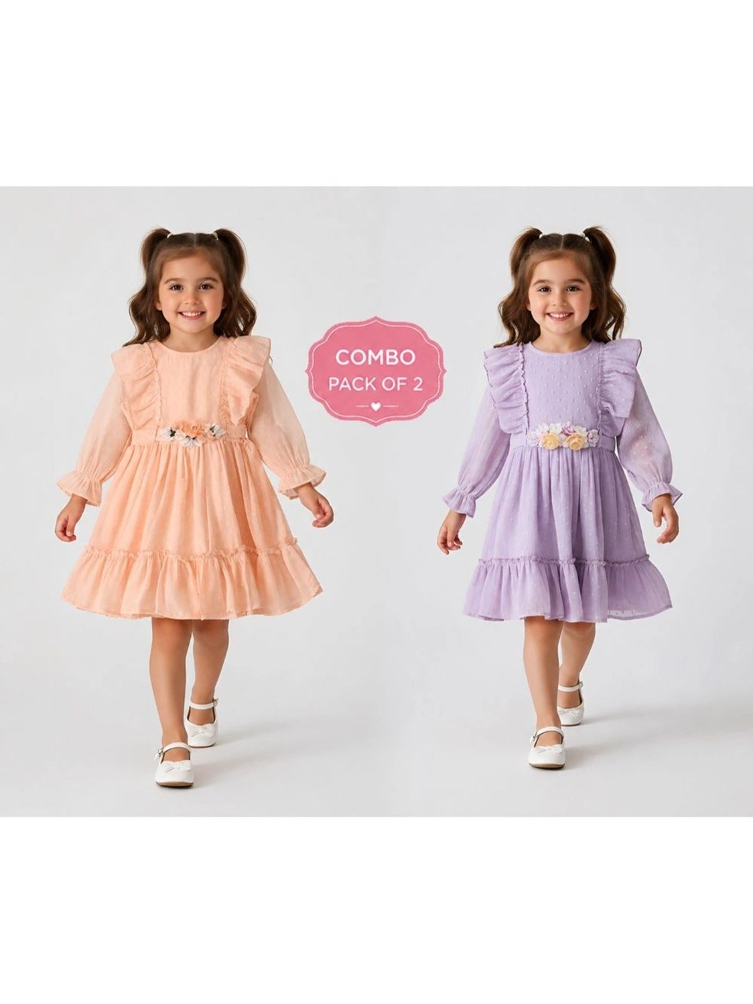Bella Moda Ruffled A-Line Dress-picture-24