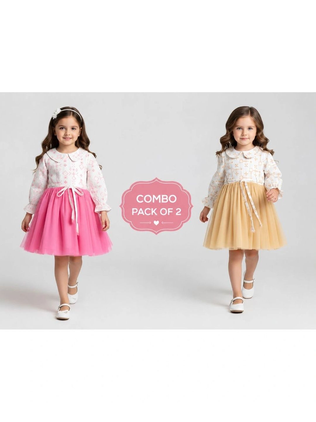 Bella Moda Print Peter Pan Collar A-Line Dress-picture-21