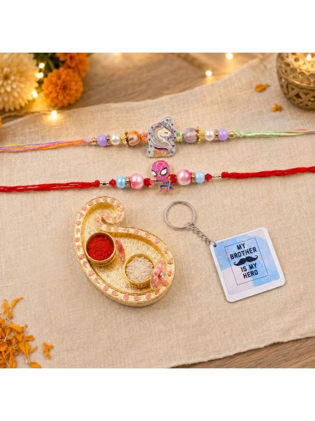 Tiny Shiny Thread Rakhi-picture-49