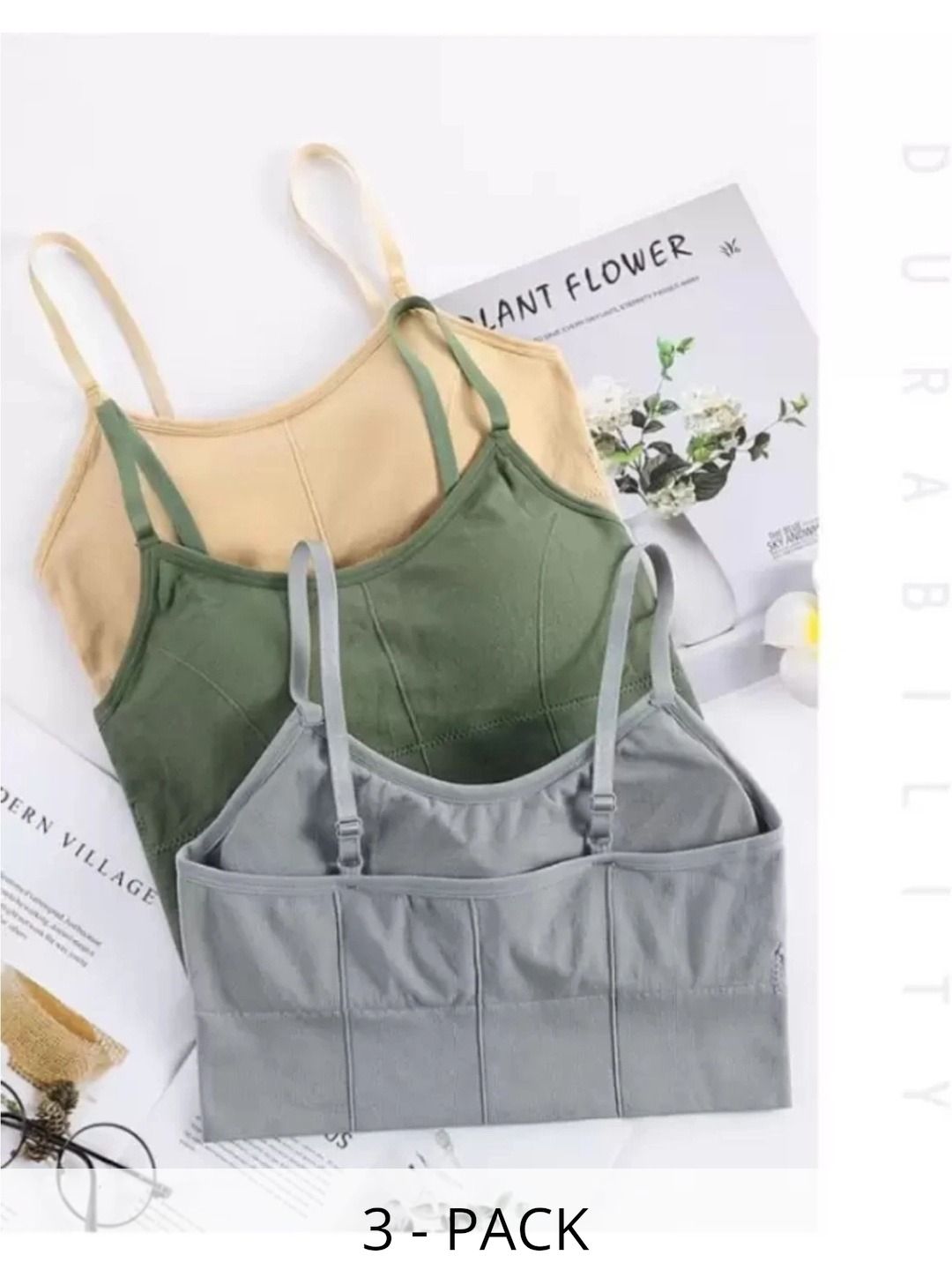 UNDER 1000 Bralette Bra Full Coverage Underwired Lightly Padded-picture-20