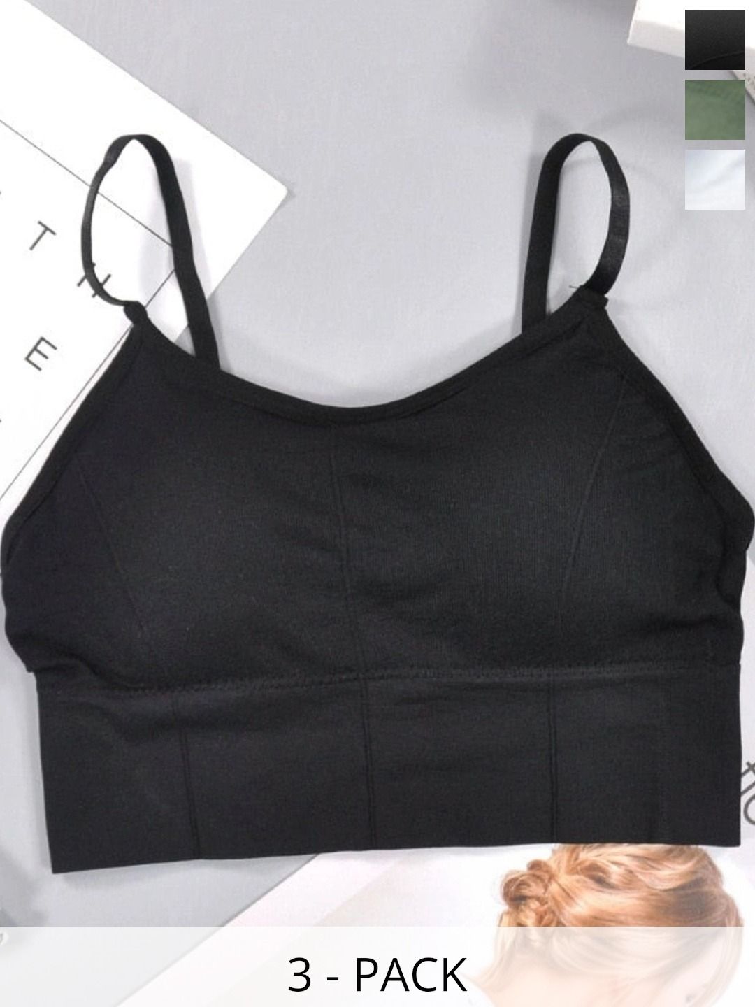 UNDER 1000 Bralette Bra Full Coverage Underwired Lightly Padded-picture-30