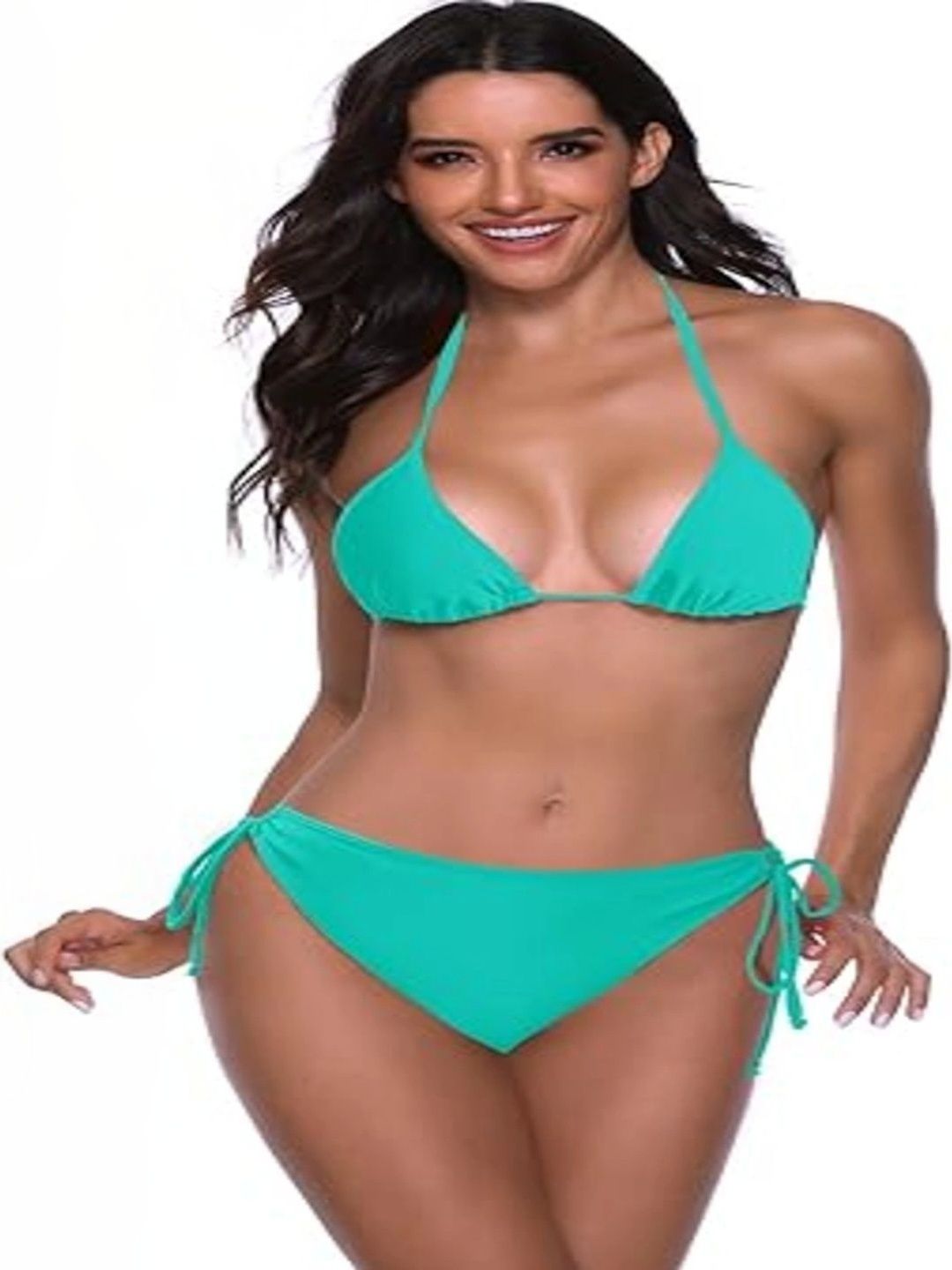 D Heer Fashion Halter Neck Swim Bikini Set-picture-31