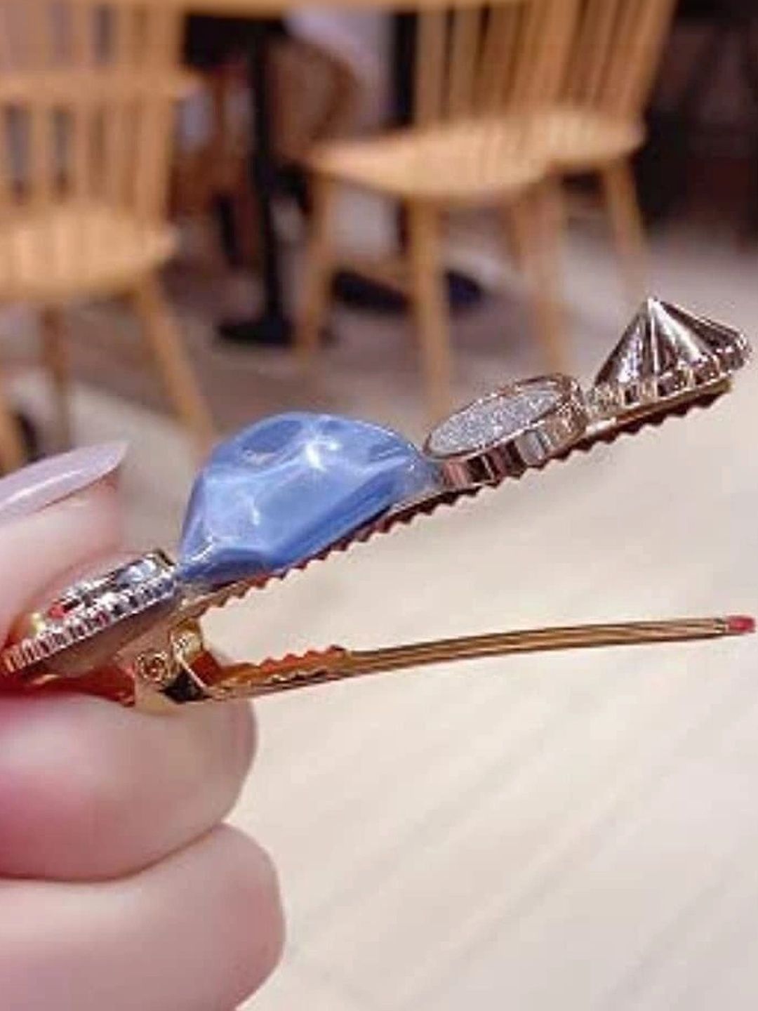 TorontoCN Women Embellished Alligator Hair Clip-picture-47