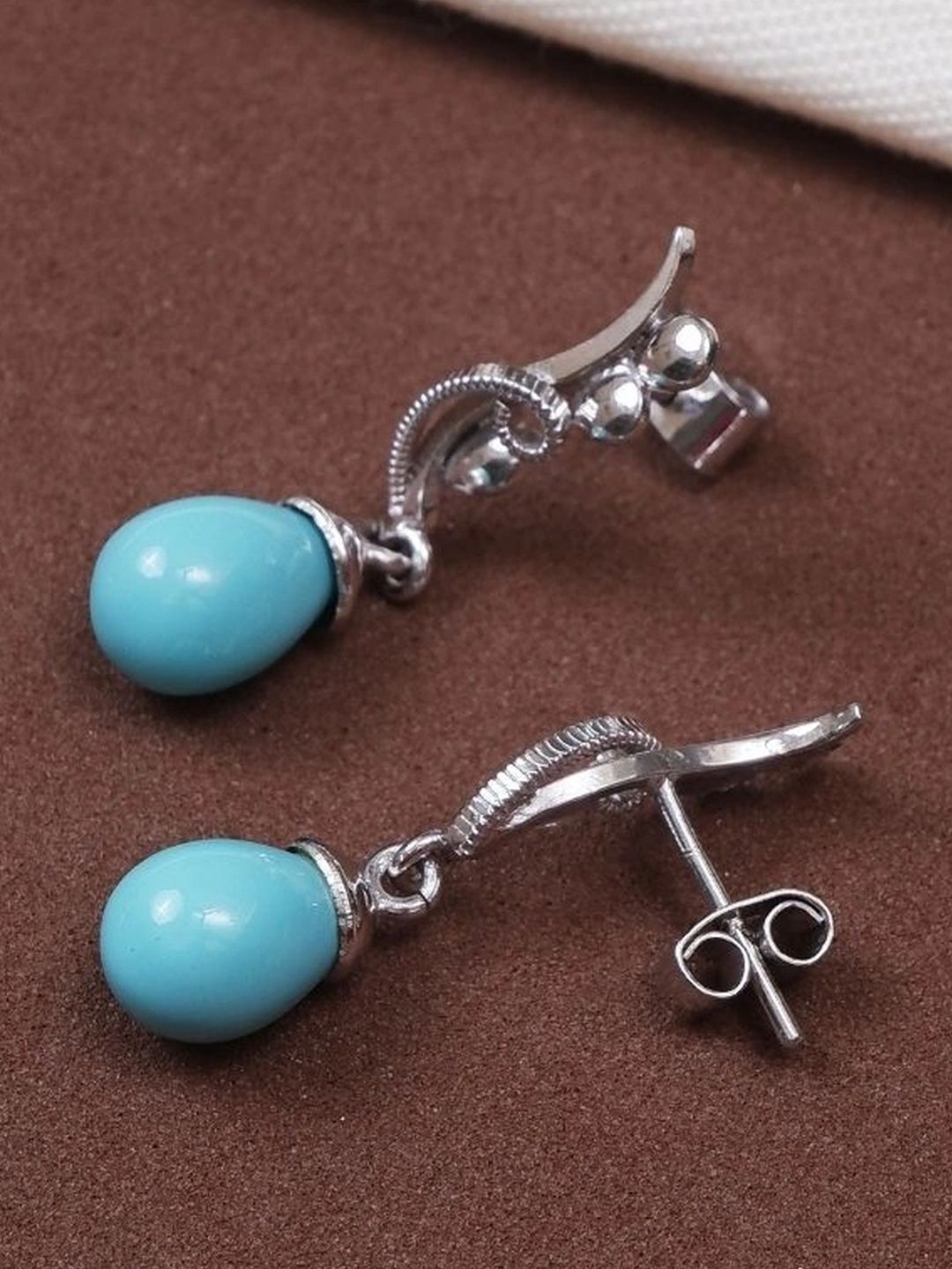 FUSIONARI Teardrop Shaped Drop Earrings-picture-9