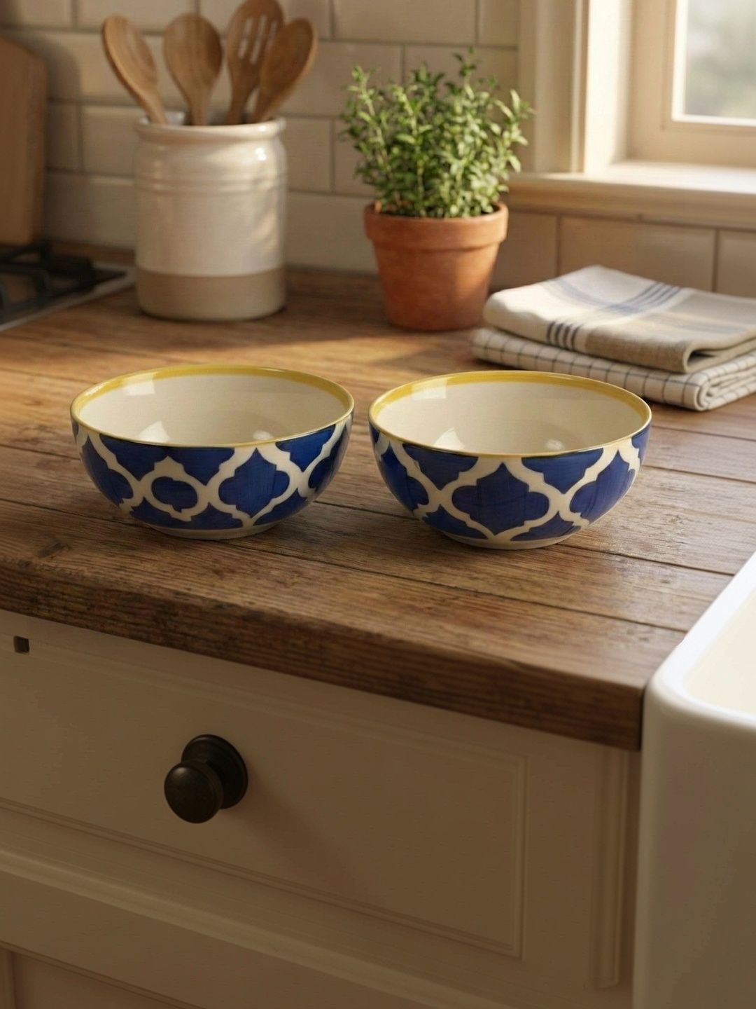 Freakway Blue 2026 2 Pieces Ceramic Dishwasher and Microwave Safe Bowl-picture-52