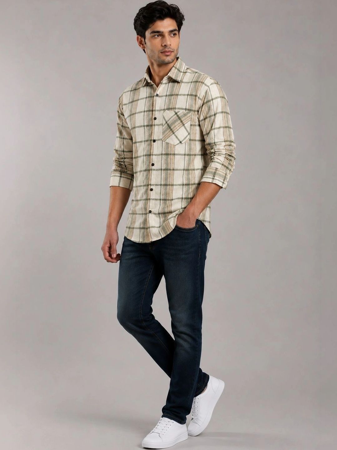 Moda Rapido Men Comfort Checked Casual Shirt-picture-37