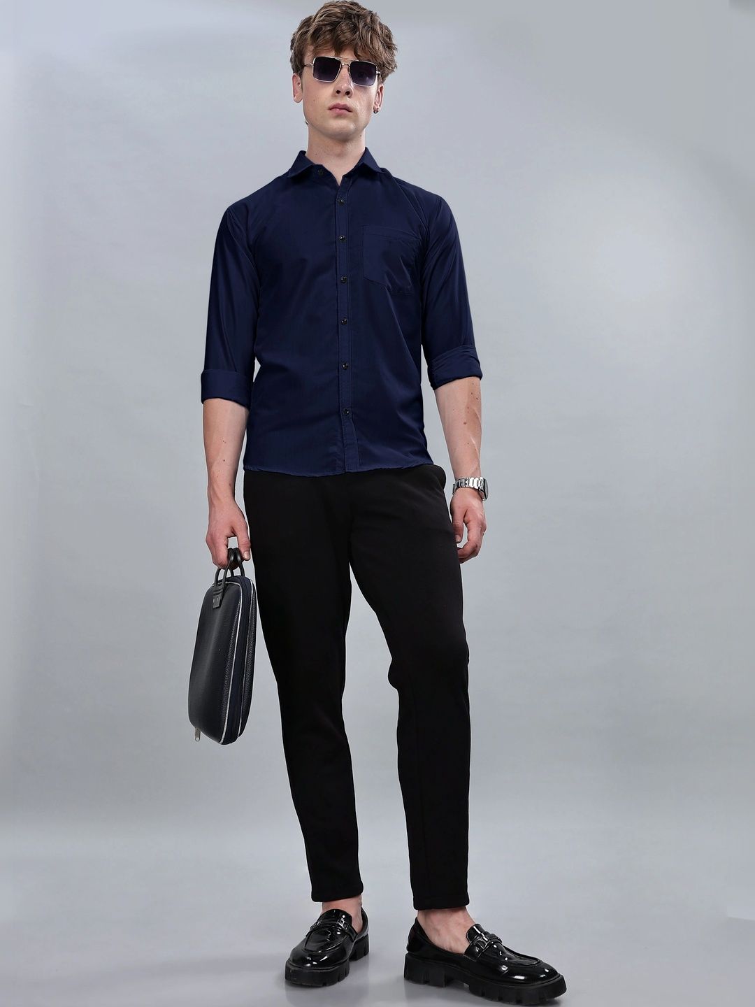 Moda Rapido Men Comfort Striped Casual Shirt-picture-20