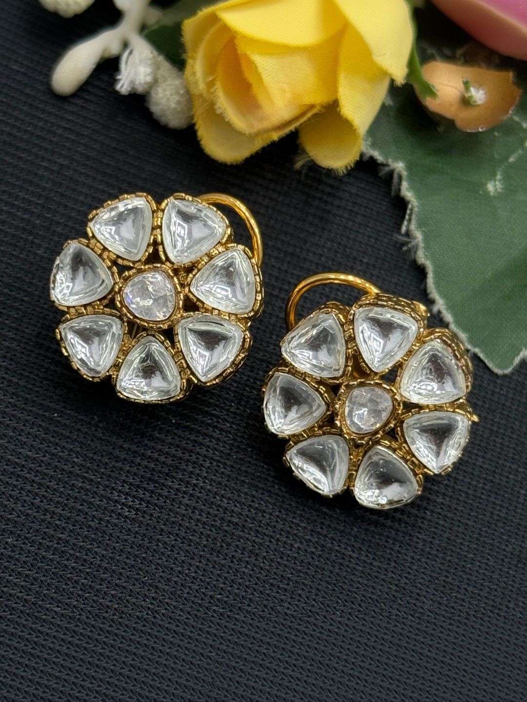 VANSHIKA JEWELS Circular Studs Earrings-image-47