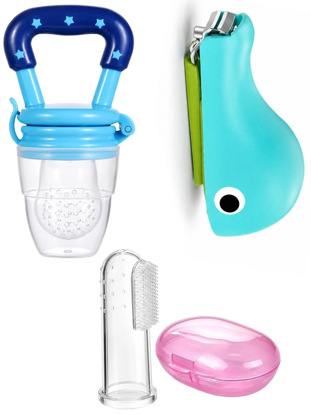 Crescent Infants Set of 3 Food Feeder Nail Cutter & Finger Brush-picture-25