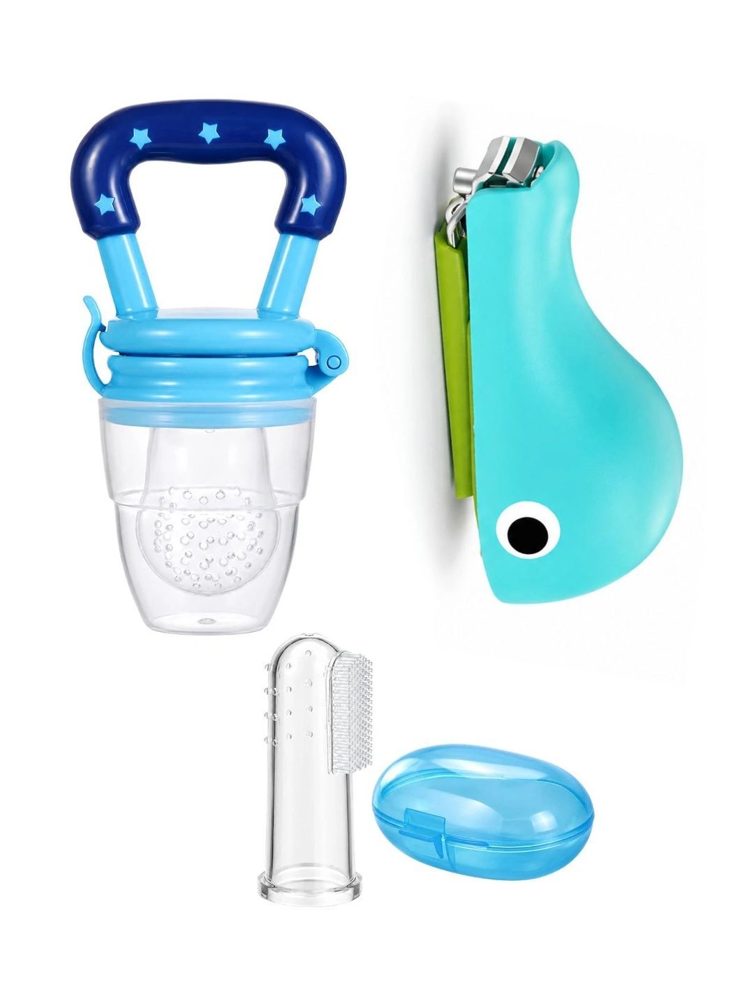 Crescent Infants Set of 3 Food Feeder Nail Cutter & Finger Brush-picture-26