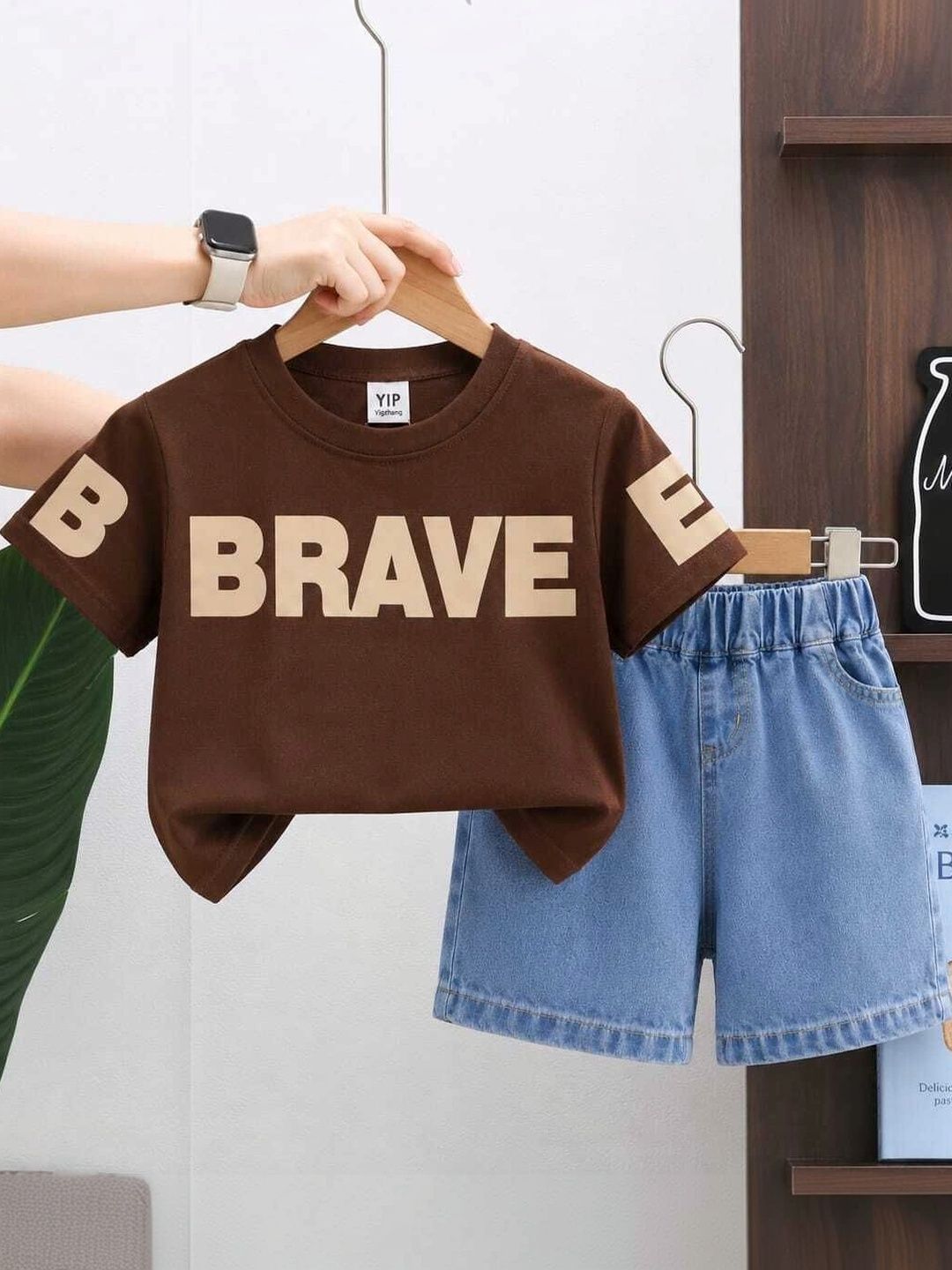 SRP COLLECTION Unisex Kids Printed T-shirt with Shorts-picture-57