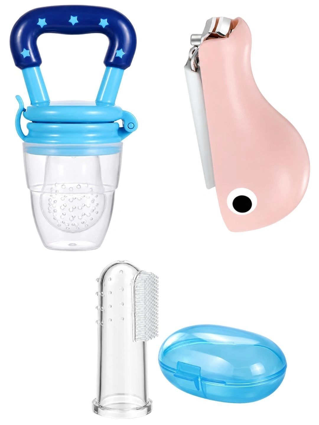 Crescent Infants Set of 3 Food Feeder Nail Cutter & Finger Brush-picture-30