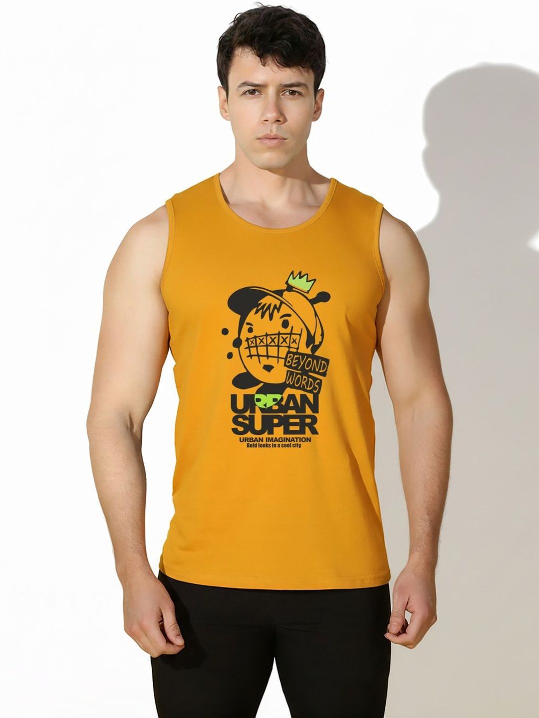 MINISTRY OF FRIENDS Printed Assorted Cotton Tank-picture-14