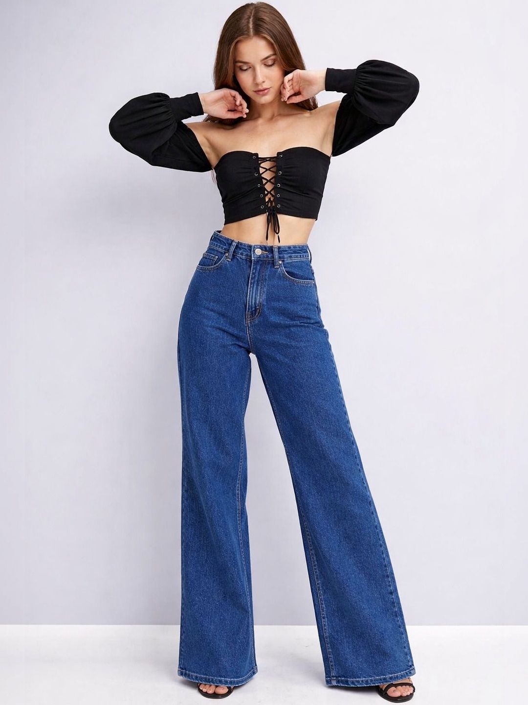 AKACY Women Comfort High-Rise Stretchable Jeans-picture-45