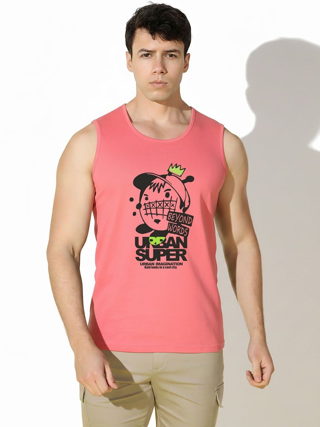 MINISTRY OF FRIENDS Printed Assorted Cotton Tank-picture-12