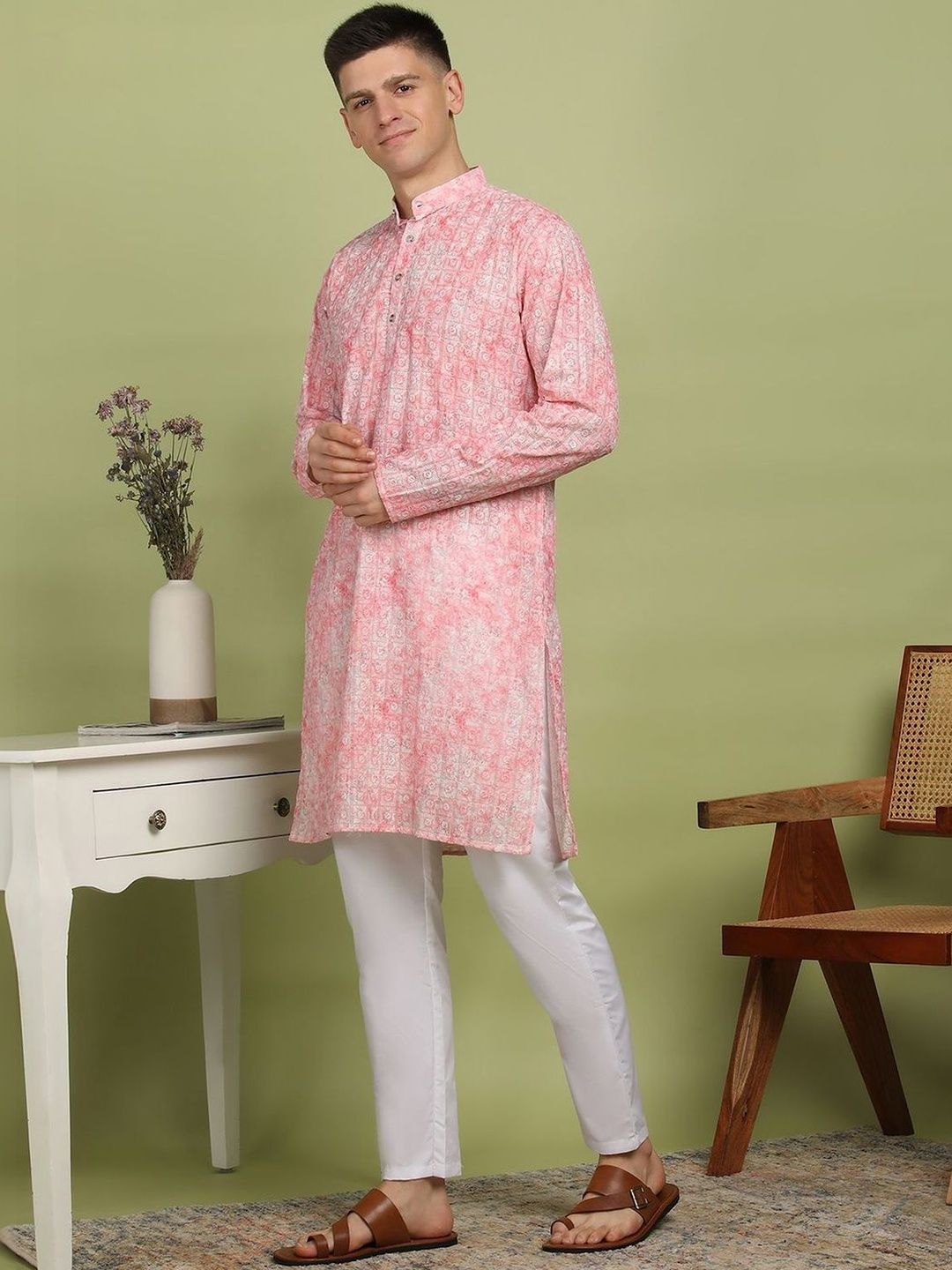 Anouk Mirage Men Embroidered Gotta Patti Kurta-picture-44