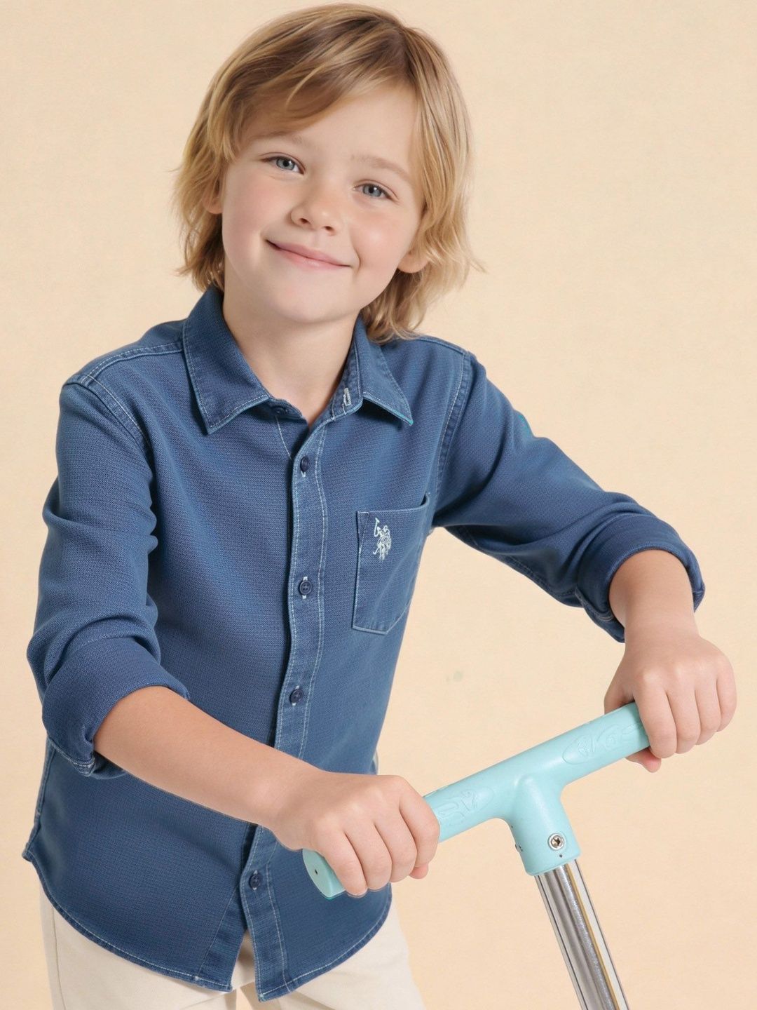 U.S. Polo Assn. Kids Boys Casual Shirt-picture-43