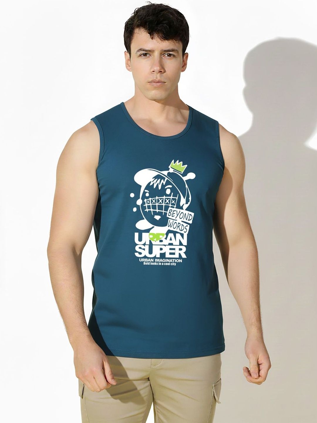 MINISTRY OF FRIENDS Printed Assorted Cotton Tank-picture-43