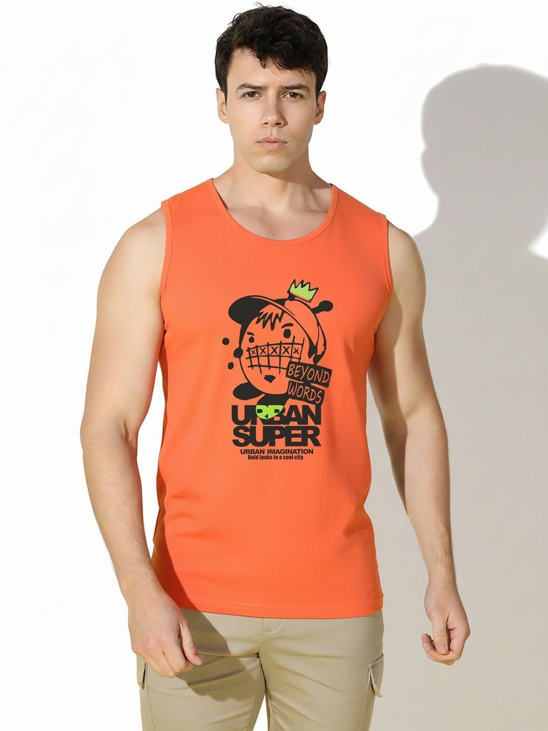 MINISTRY OF FRIENDS Printed Assorted Cotton Tank-picture-36