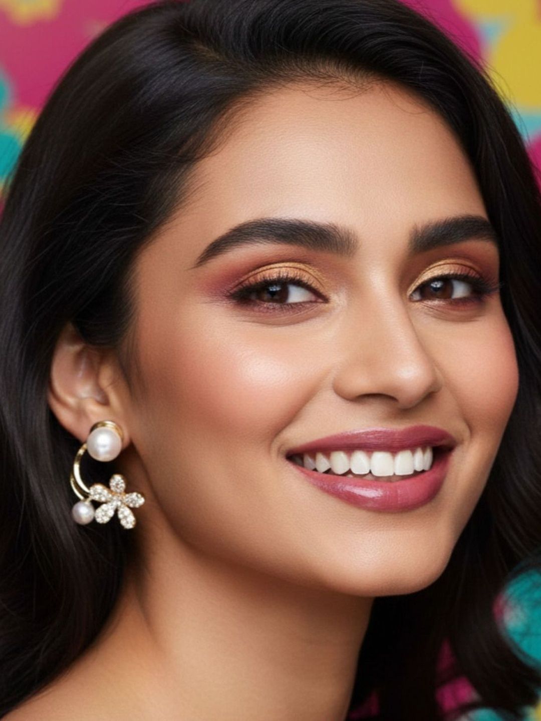 SZN Floral Studs Earrings-picture-49