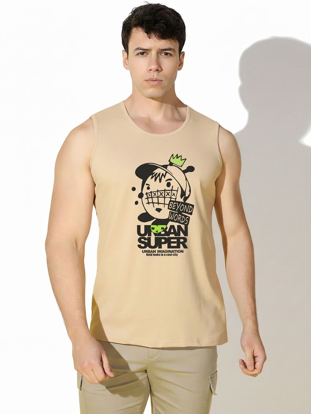 MINISTRY OF FRIENDS Printed Assorted Cotton Tank-picture-16