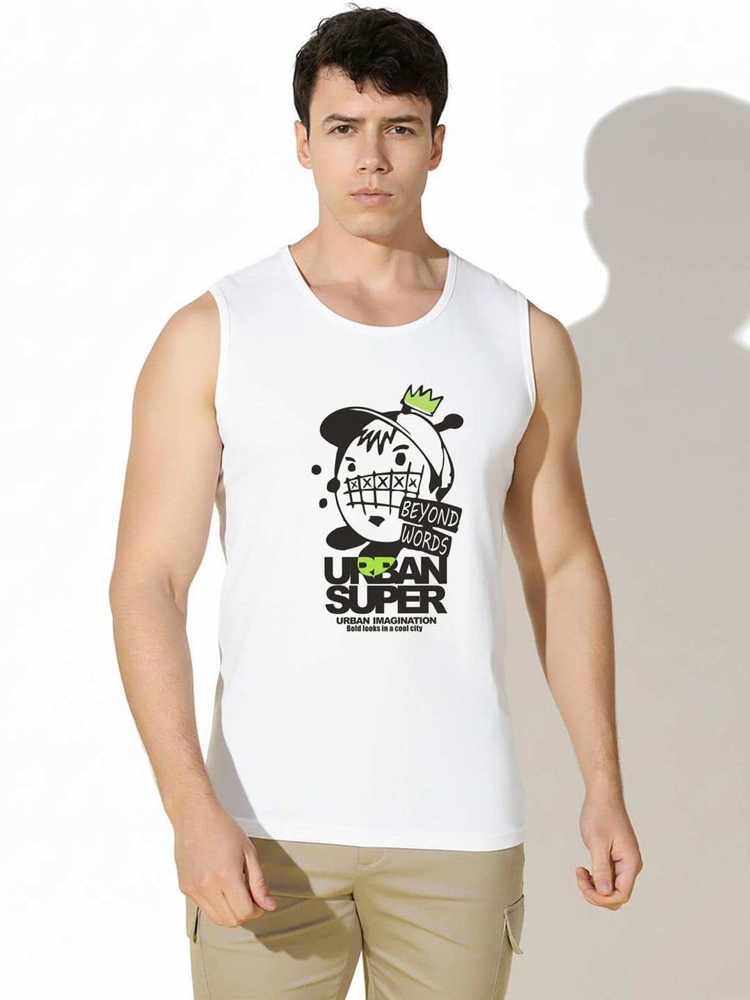 MINISTRY OF FRIENDS Printed Assorted Cotton Tank-picture-40