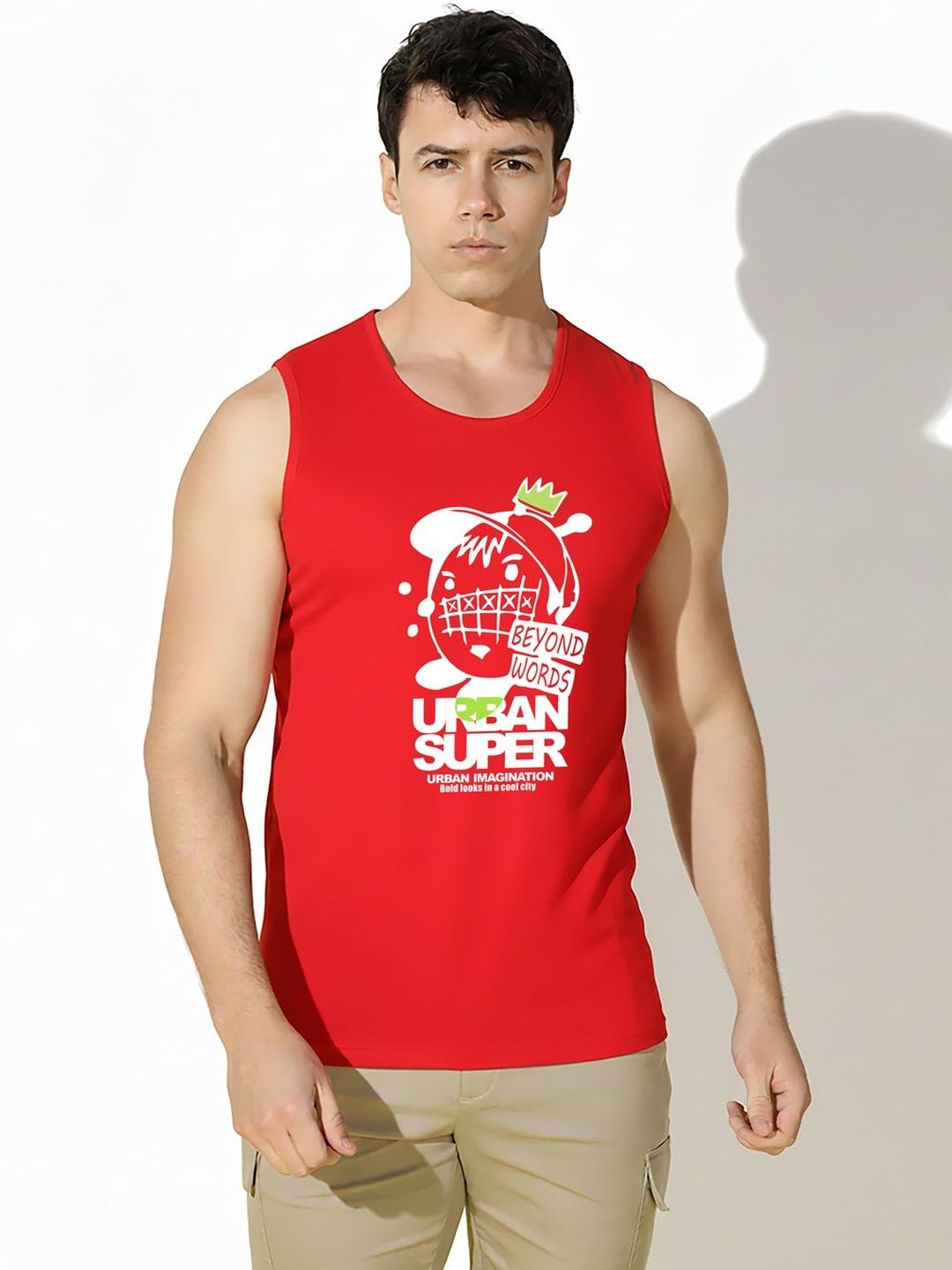 MINISTRY OF FRIENDS Printed Assorted Cotton Tank-picture-56