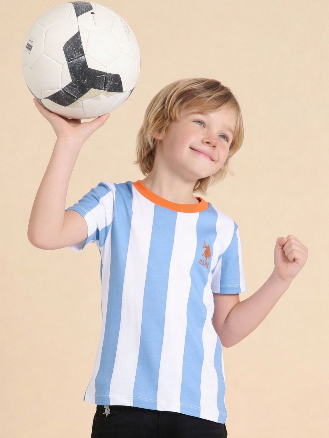 U.S. Polo Assn. Kids Boys Cotton Tshirts-picture-1