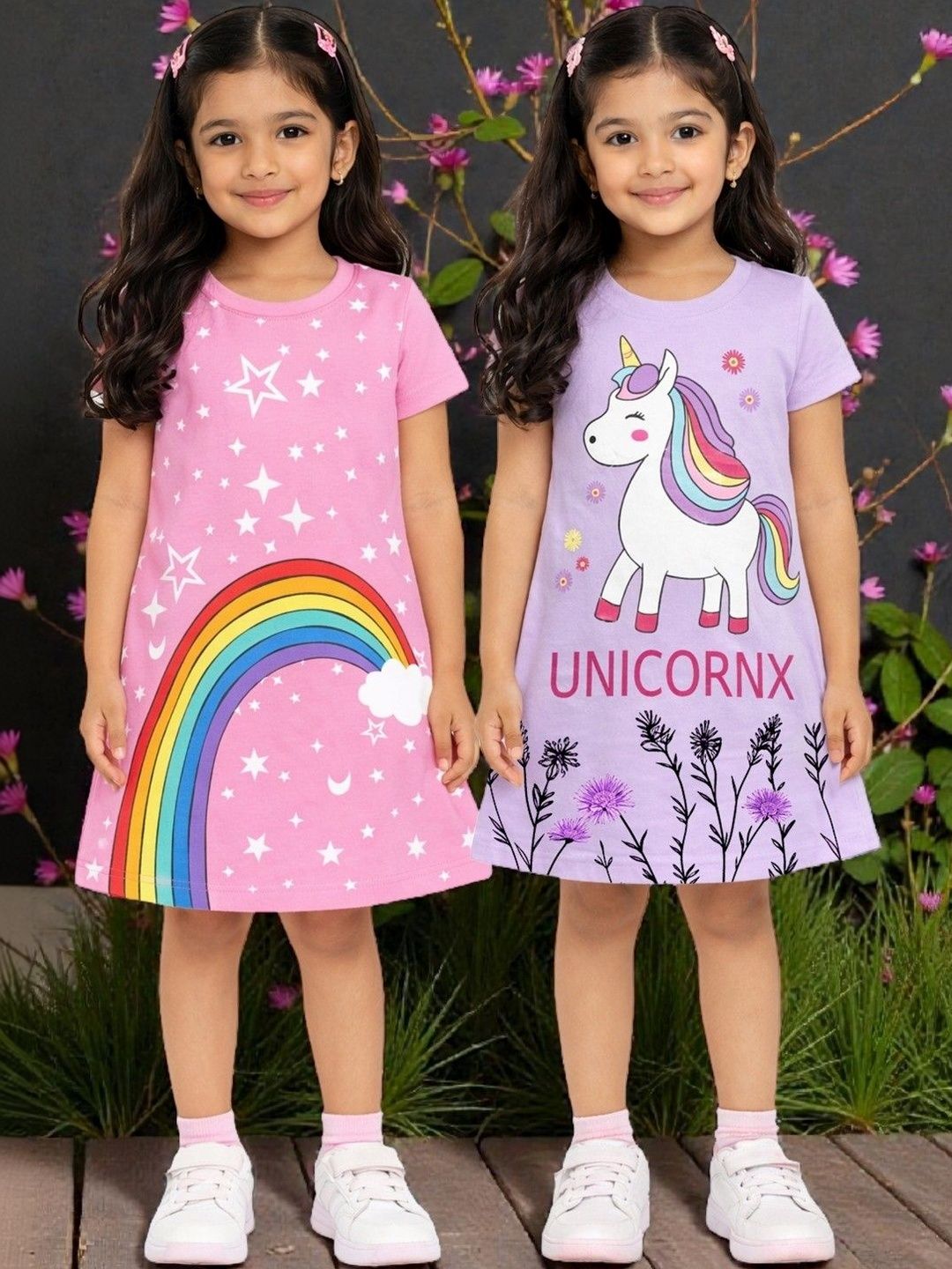 KEESOR Print A-Line Dress-picture-19