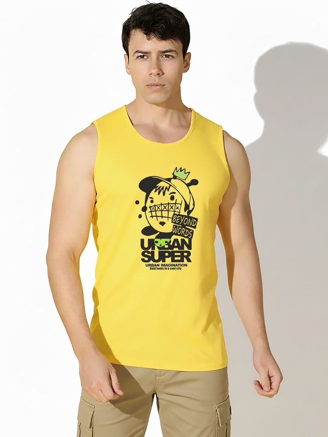 MINISTRY OF FRIENDS Printed Assorted Cotton Tank-picture-37