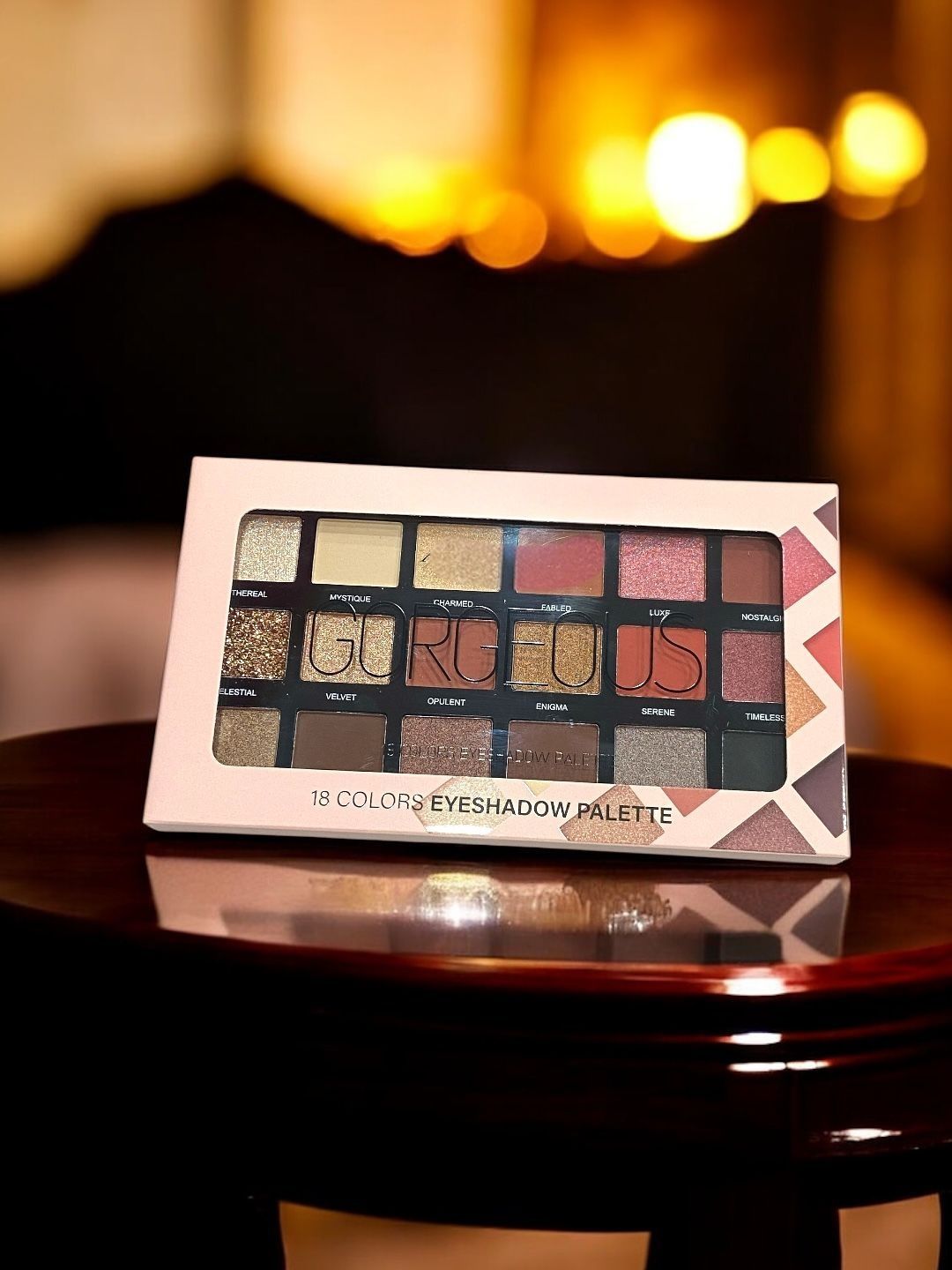 color strokes 18 Shades Matte Shimmer & Glitter Eyeshadow Palette - 25 g - Ethereal-picture-16
